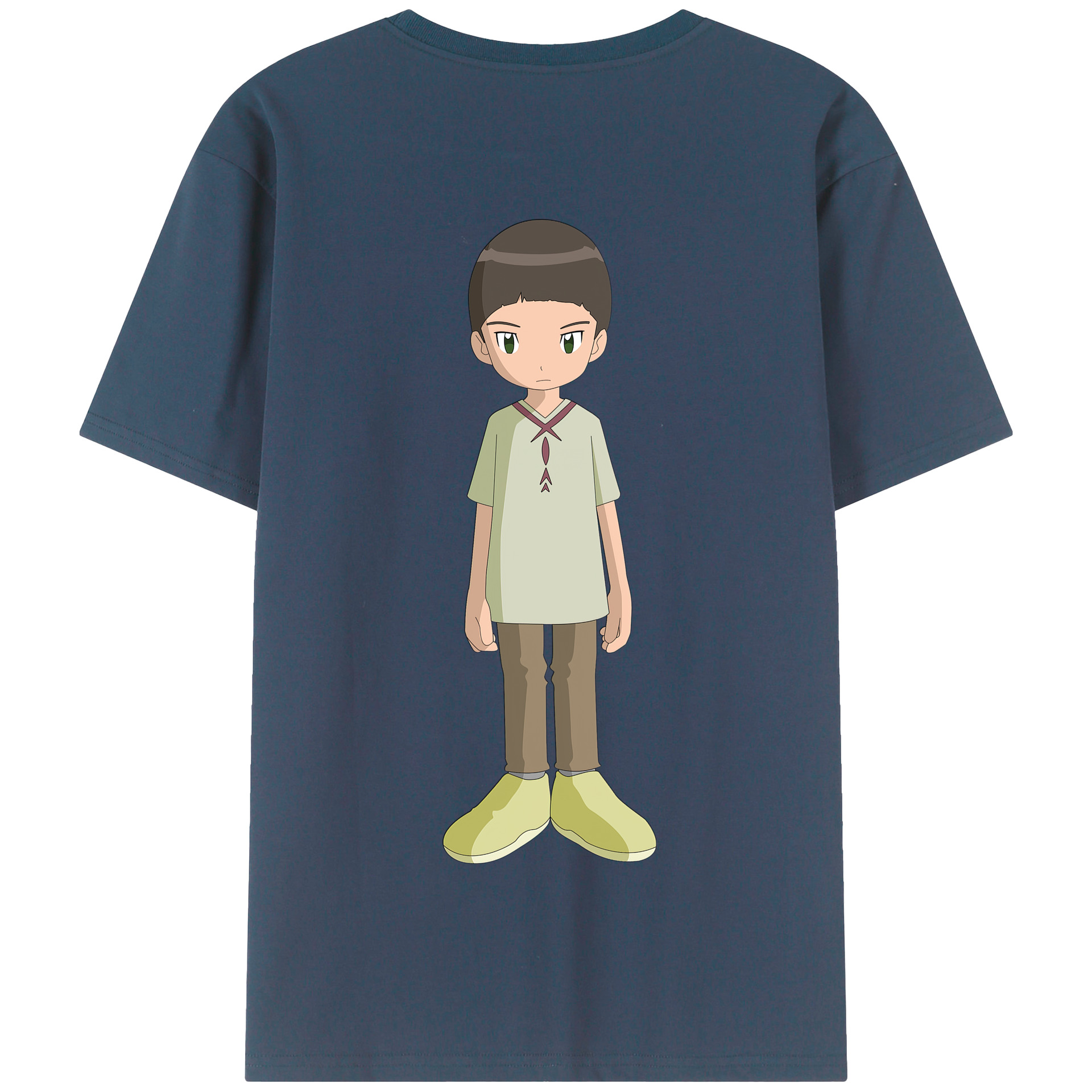 （画像用） Digimon デジタルモンスター/デジモン 綿100％半袖Tシャツ（背面プリント）