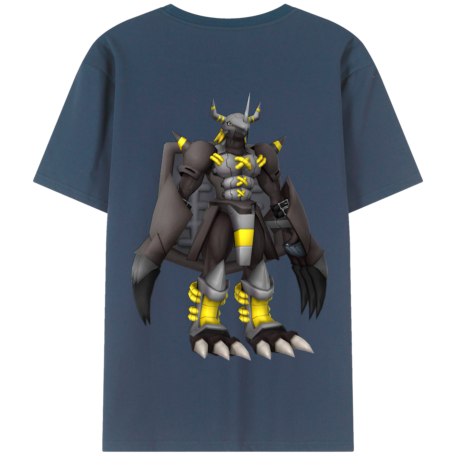 （画像用） Digimon デジタルモンスター/デジモン 綿100％半袖Tシャツ（背面プリント）
