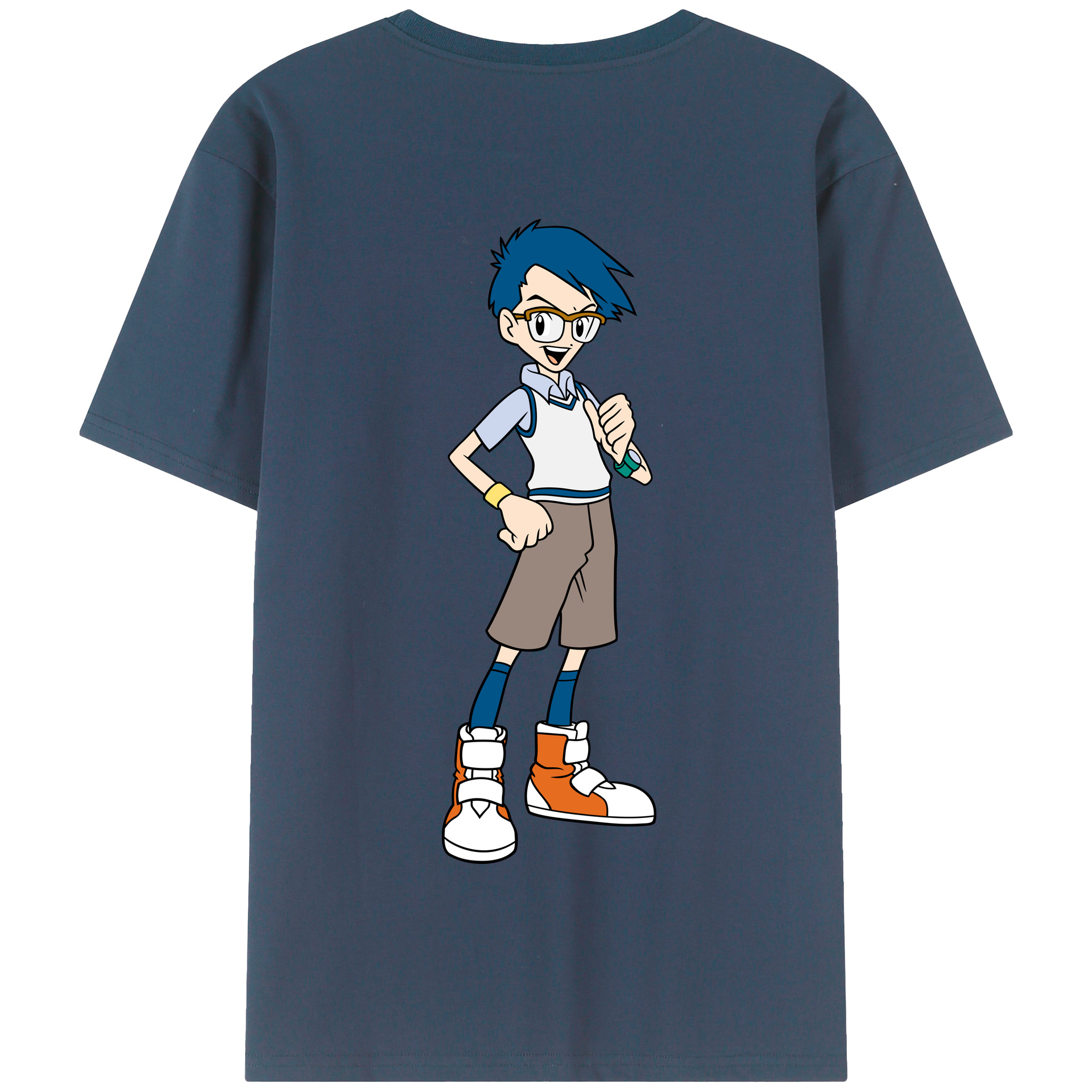 （画像用） Digimon デジタルモンスター/デジモン 綿100％半袖Tシャツ（背面プリント）