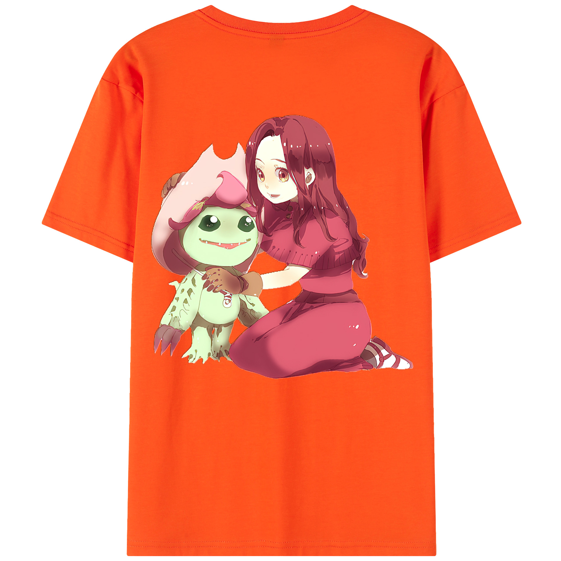 （画像用） Digimon デジタルモンスター/デジモン 綿100％半袖Tシャツ（背面プリント）