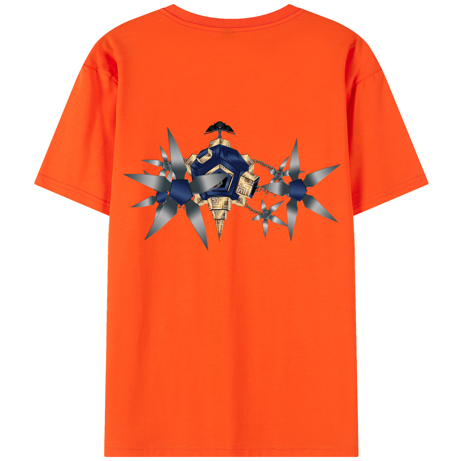（画像用） Digimon デジタルモンスター/デジモン 綿100％半袖Tシャツ（背面プリント）