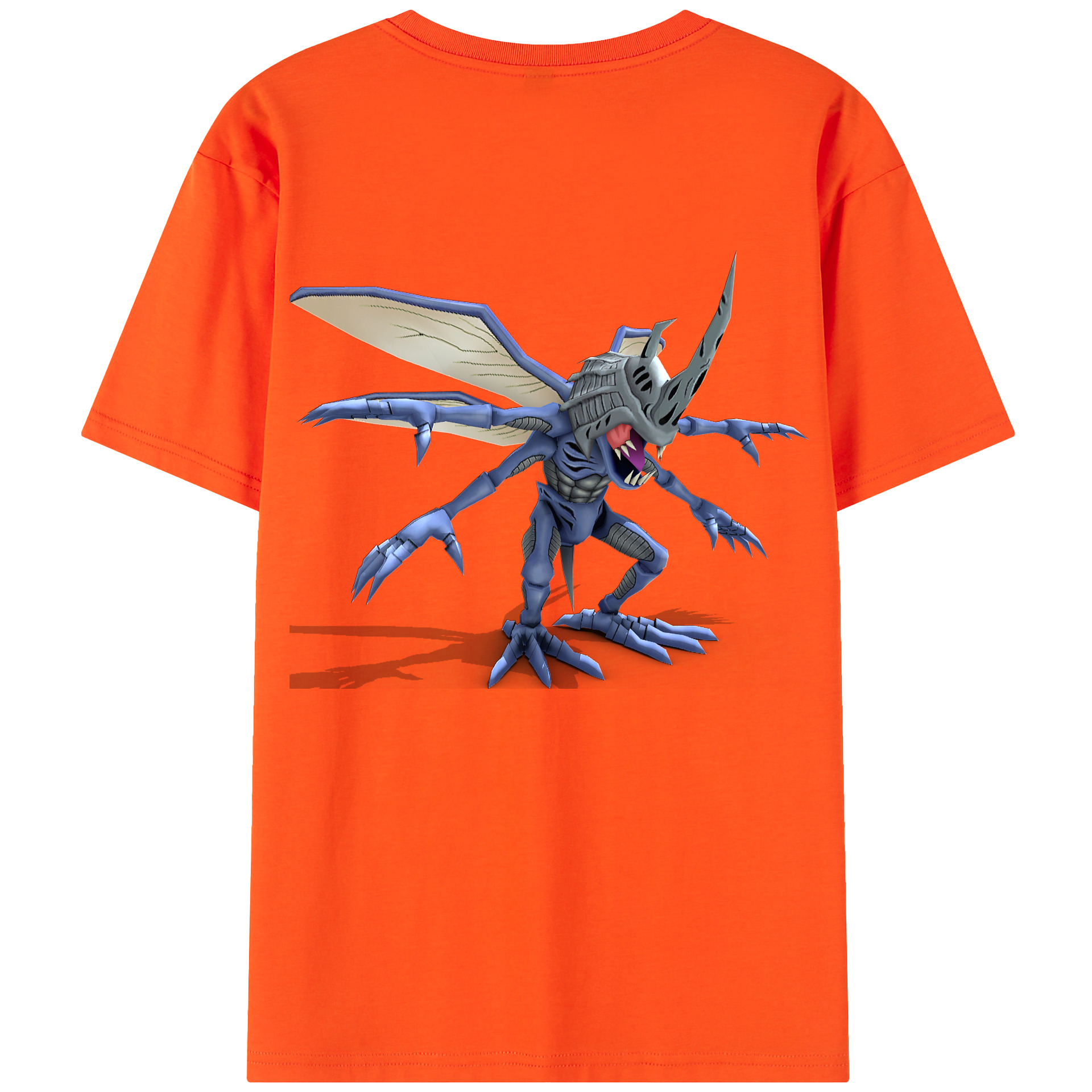 （画像用） Digimon デジタルモンスター/デジモン 綿100％半袖Tシャツ（背面プリント）