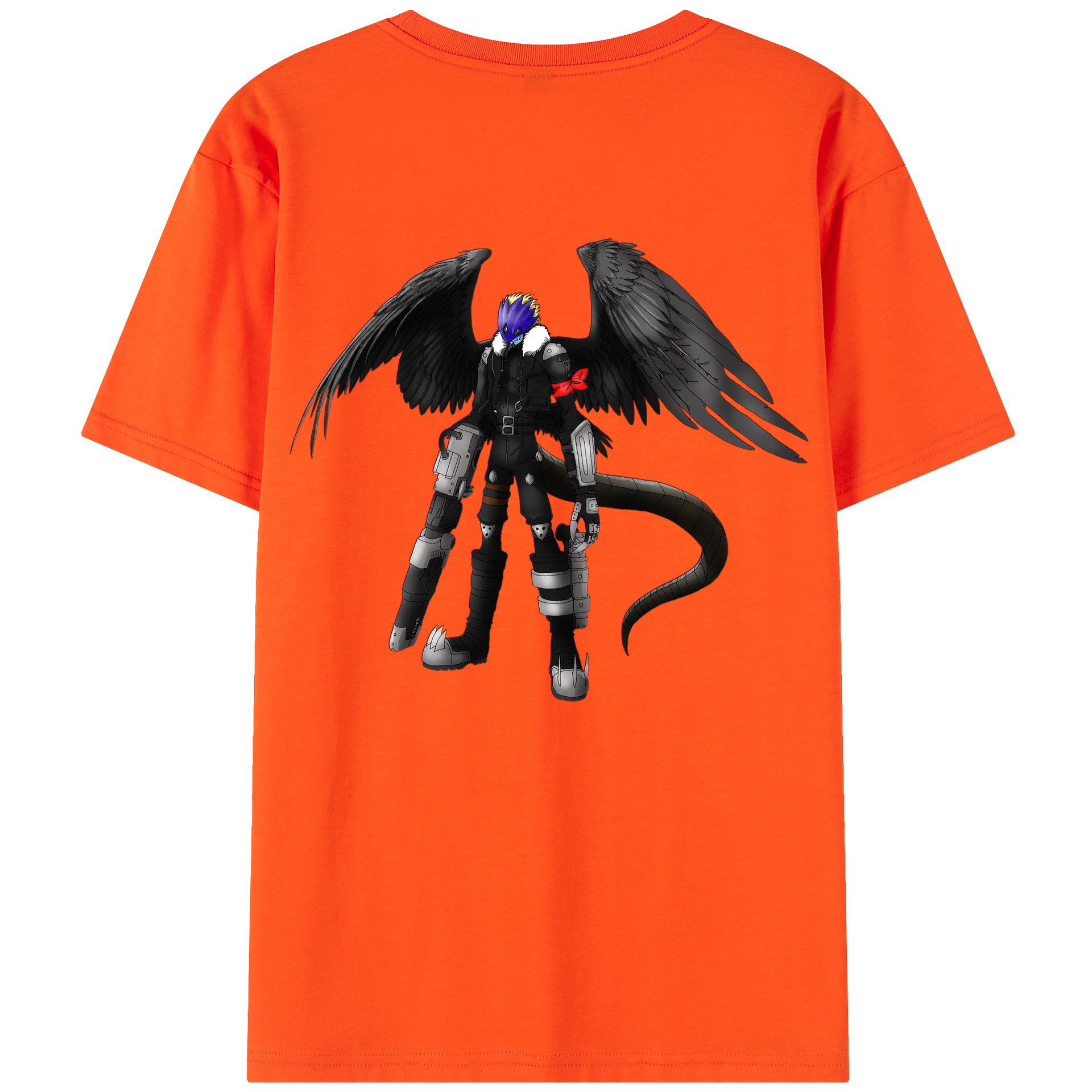 （画像用） Digimon デジタルモンスター/デジモン 綿100％半袖Tシャツ（背面プリント）