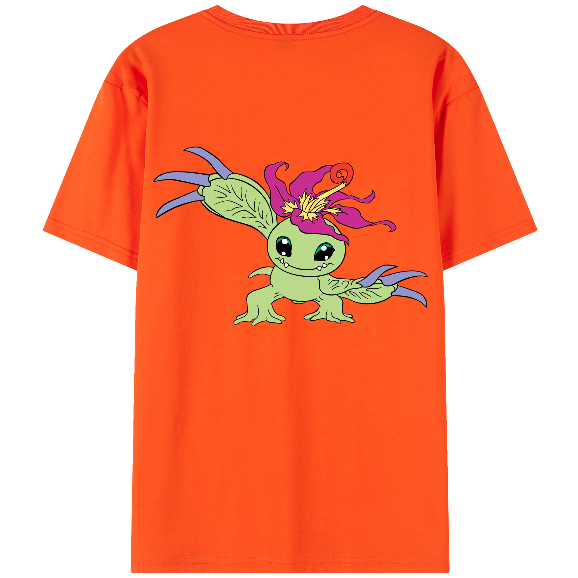 （画像用） Digimon デジタルモンスター/デジモン 綿100％半袖Tシャツ（背面プリント）