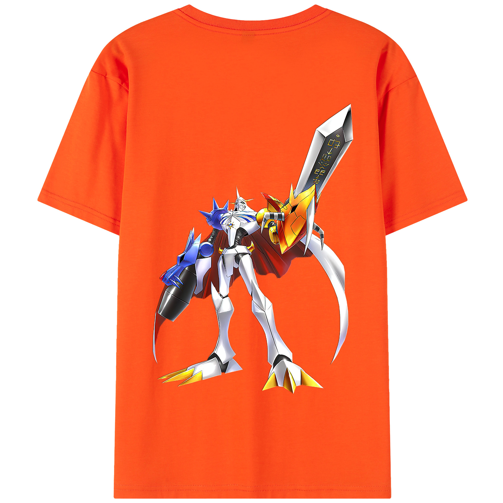 （画像用） Digimon デジタルモンスター/デジモン 綿100％半袖Tシャツ（背面プリント）