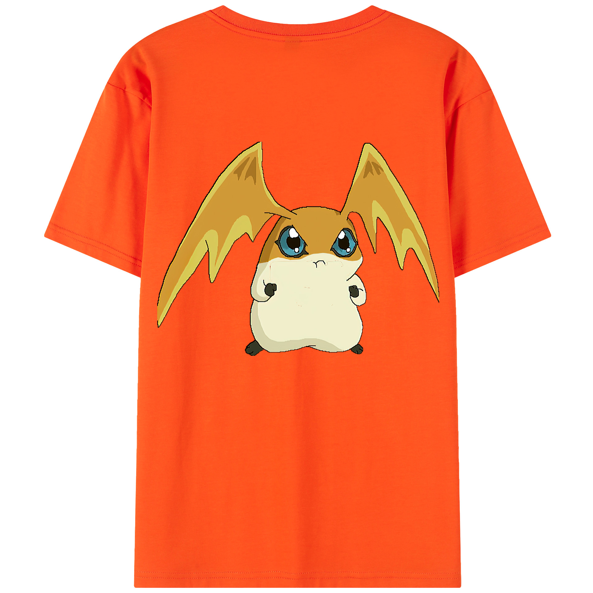 （画像用） Digimon デジタルモンスター/デジモン 綿100％半袖Tシャツ（背面プリント）