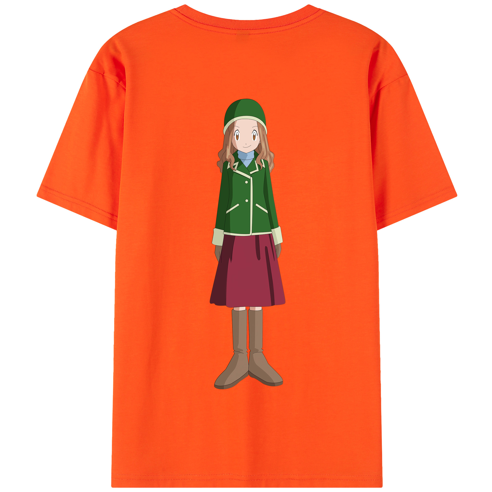 （画像用） Digimon デジタルモンスター/デジモン 綿100％半袖Tシャツ（背面プリント）