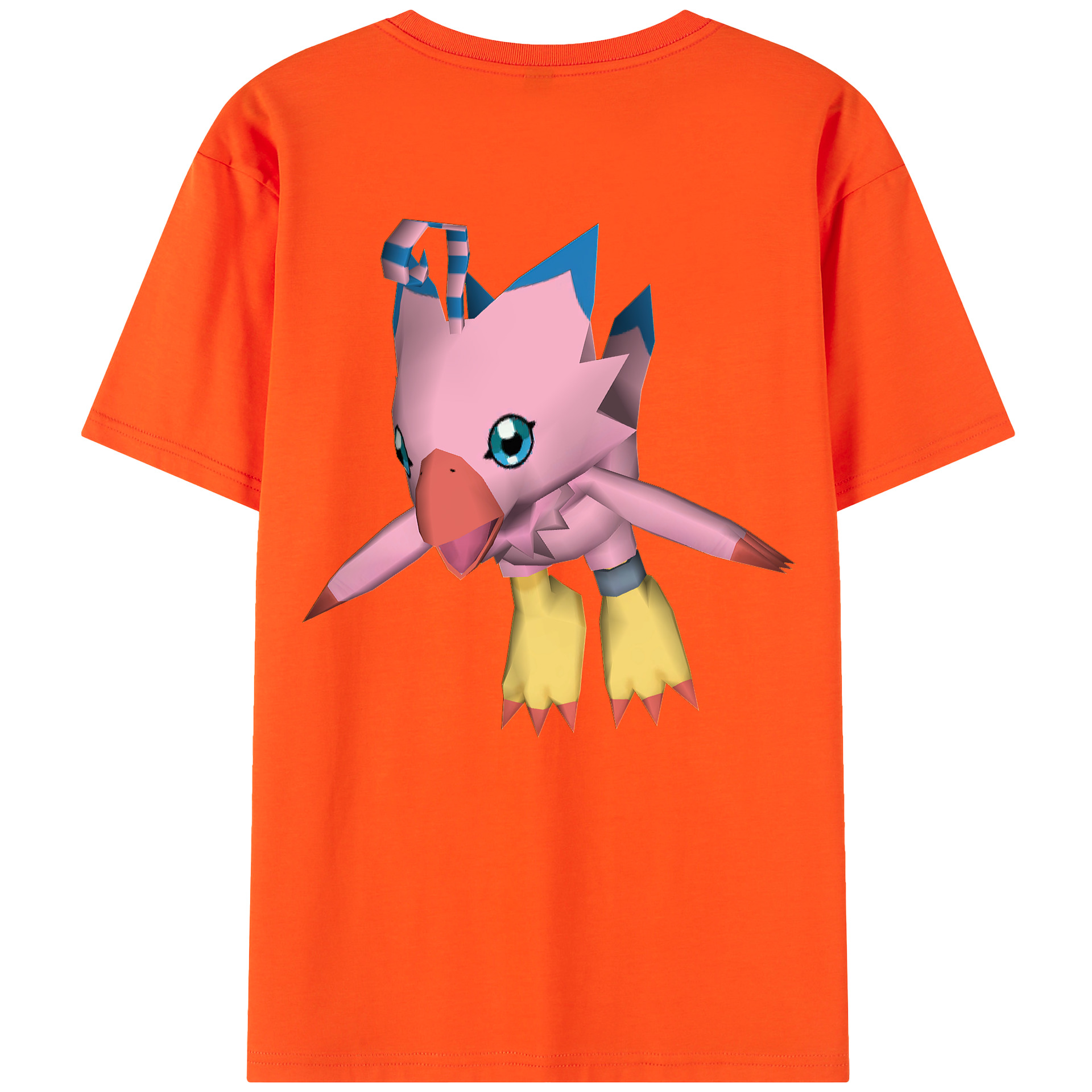 （画像用） Digimon デジタルモンスター/デジモン 綿100％半袖Tシャツ（背面プリント）