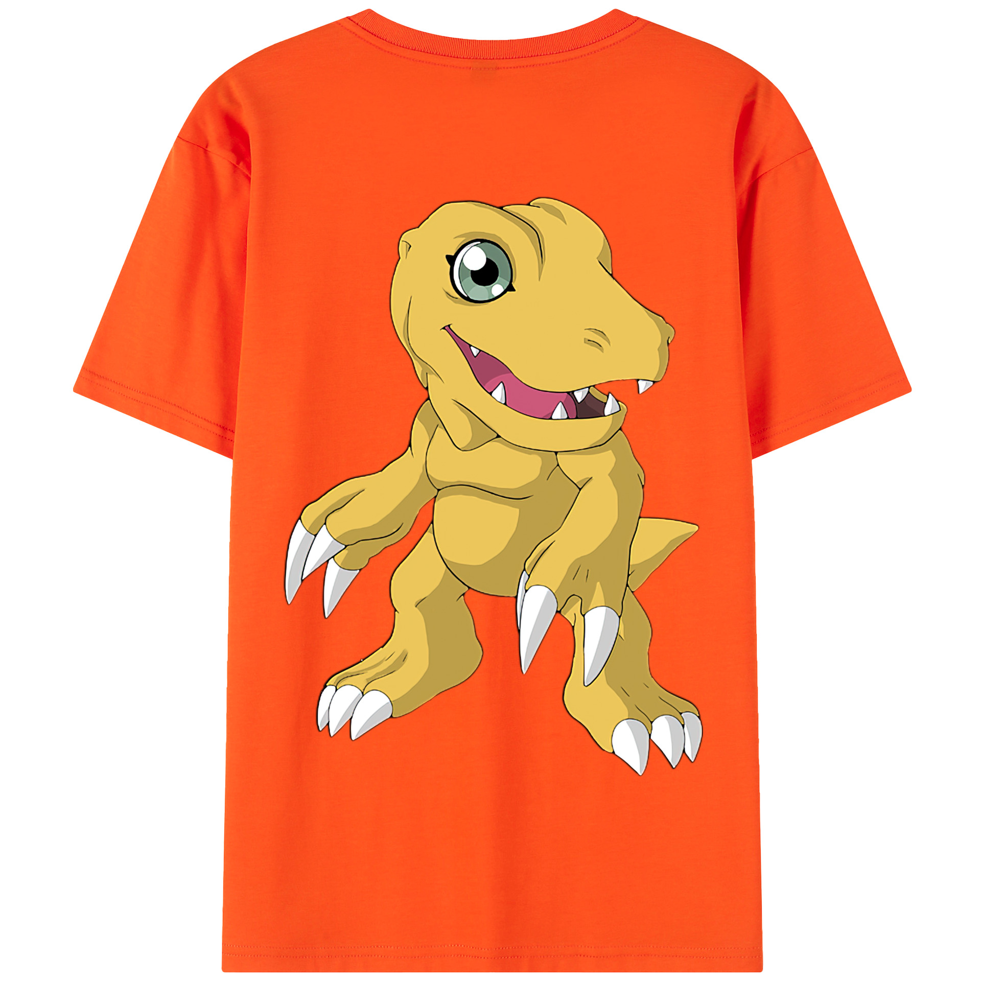 （画像用） Digimon デジタルモンスター/デジモン 綿100％半袖Tシャツ（背面プリント）