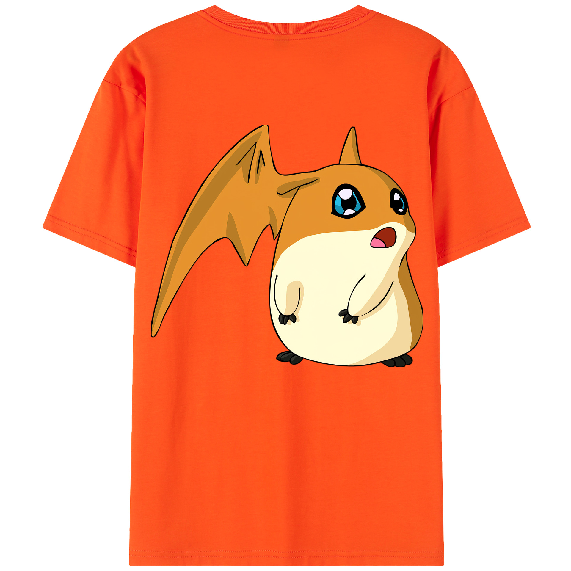（画像用） Digimon デジタルモンスター/デジモン 綿100％半袖Tシャツ（背面プリント）