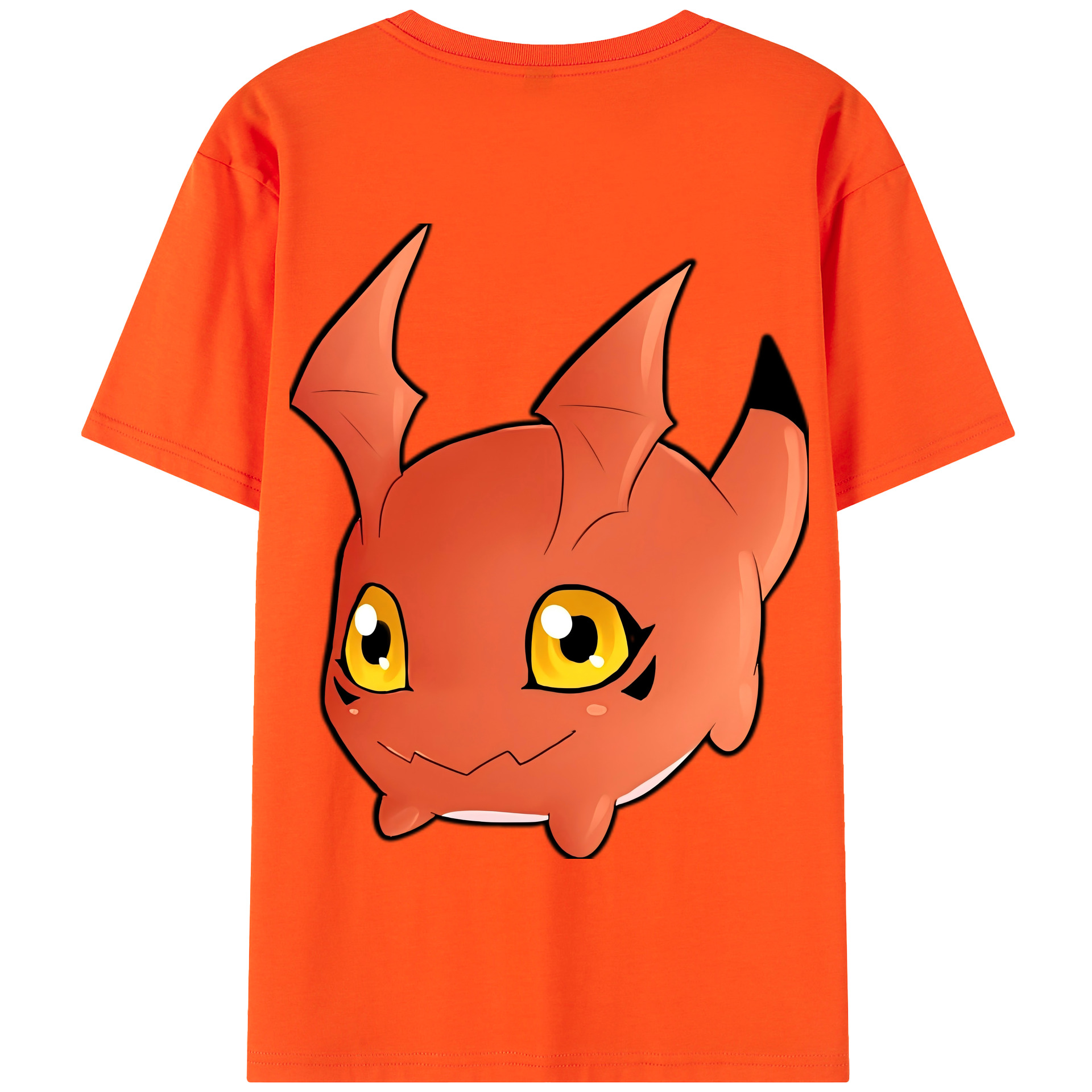 （画像用） Digimon デジタルモンスター/デジモン 綿100％半袖Tシャツ（背面プリント）