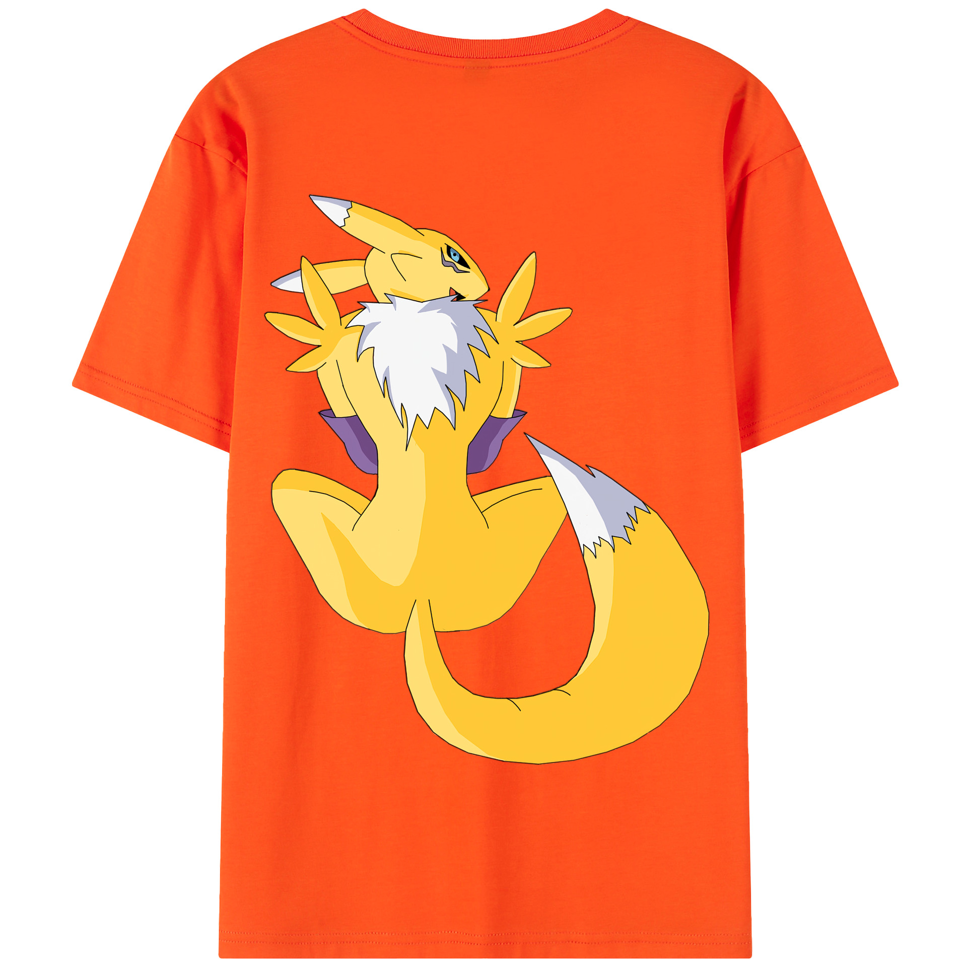（画像用） Digimon デジタルモンスター/デジモン 綿100％半袖Tシャツ（背面プリント）