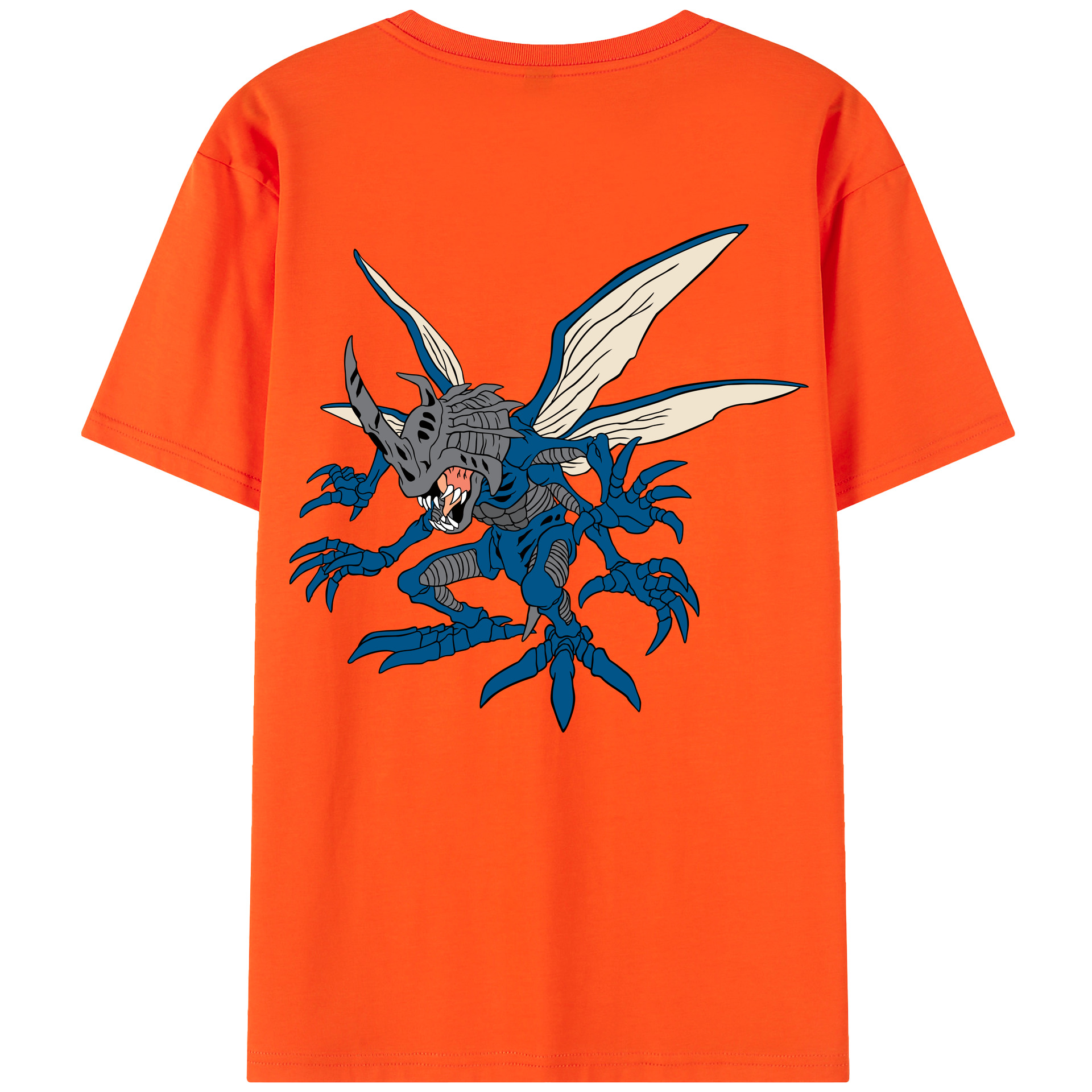 （画像用） Digimon デジタルモンスター/デジモン 綿100％半袖Tシャツ（背面プリント）