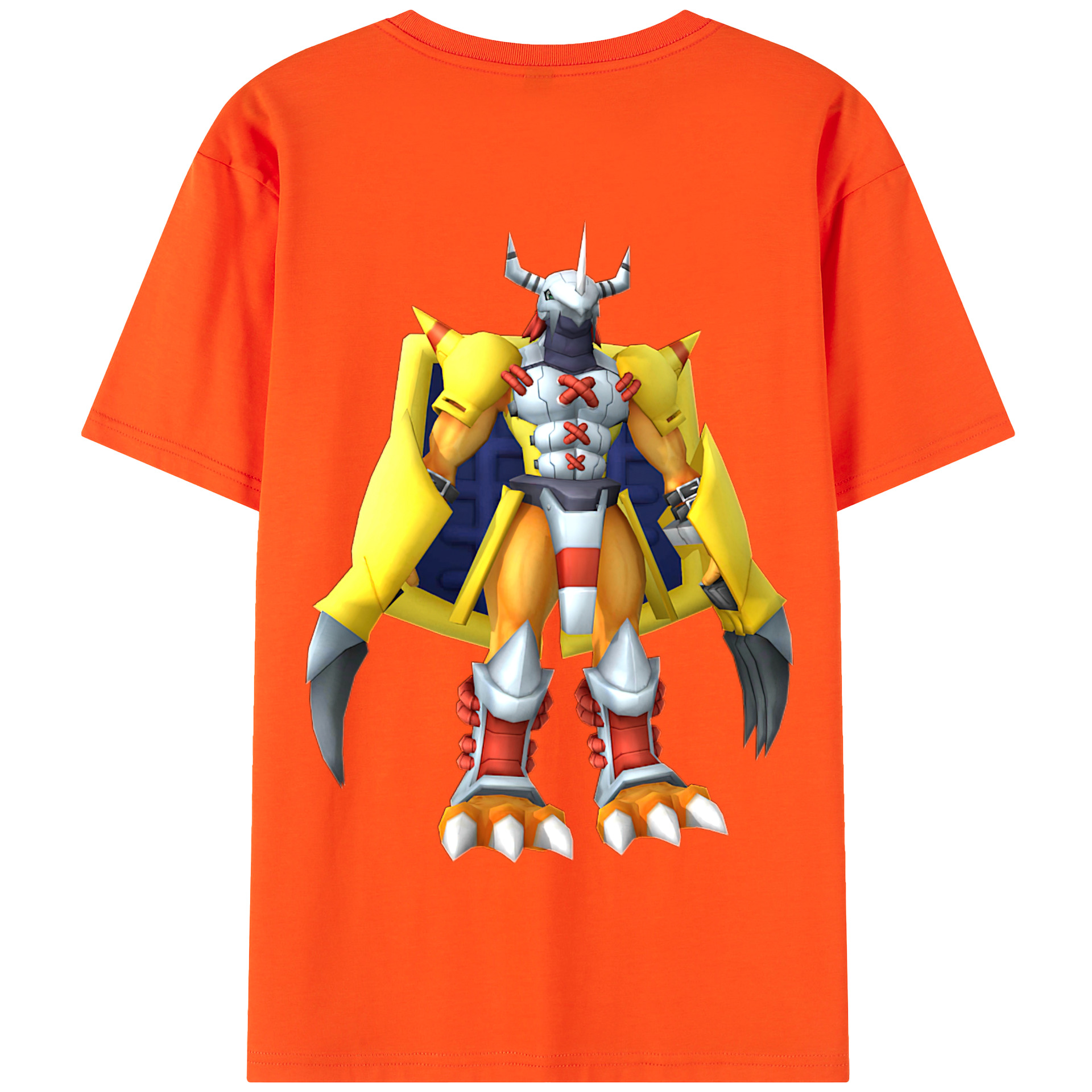 （画像用） Digimon デジタルモンスター/デジモン 綿100％半袖Tシャツ（背面プリント）