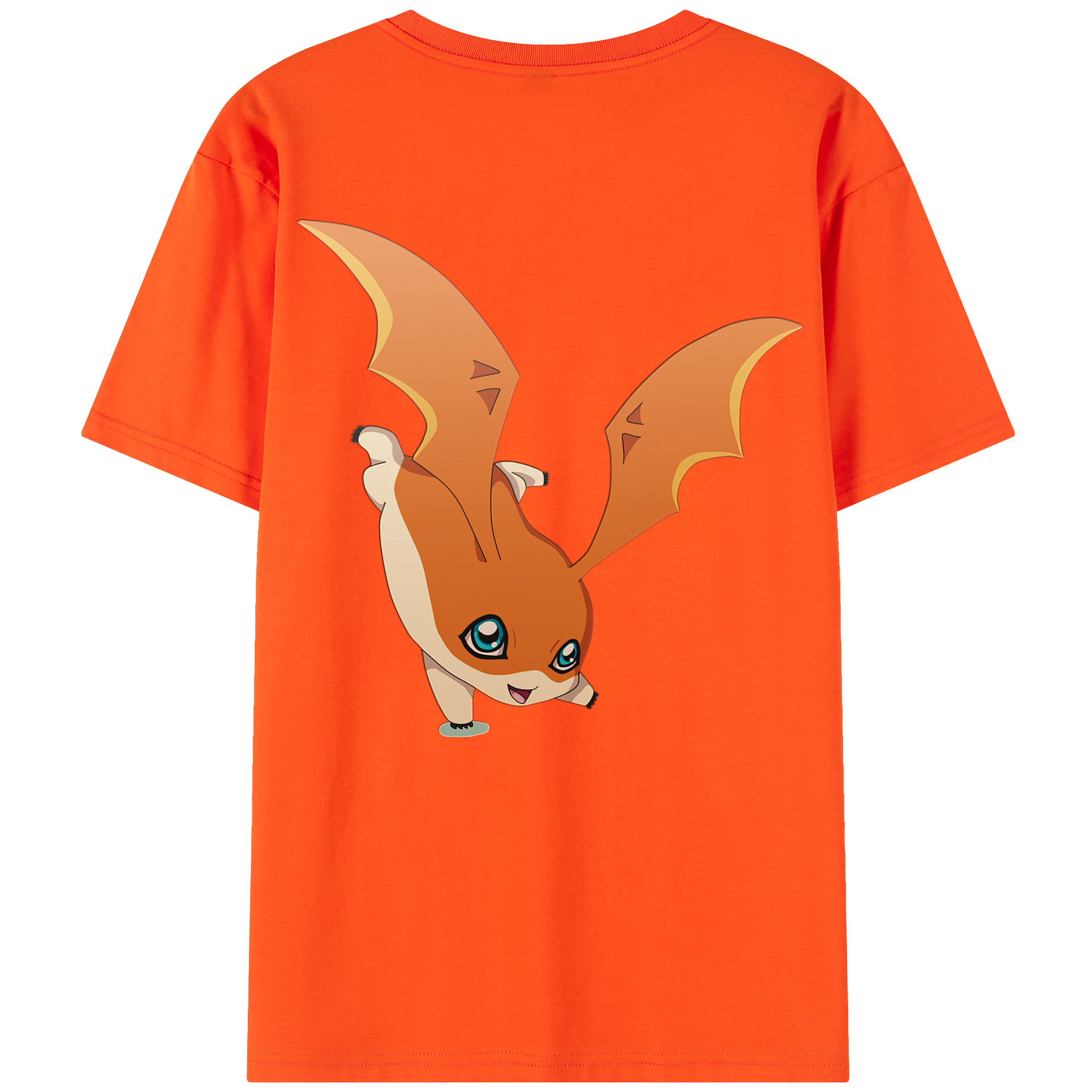 （画像用） Digimon デジタルモンスター/デジモン 綿100％半袖Tシャツ（背面プリント）