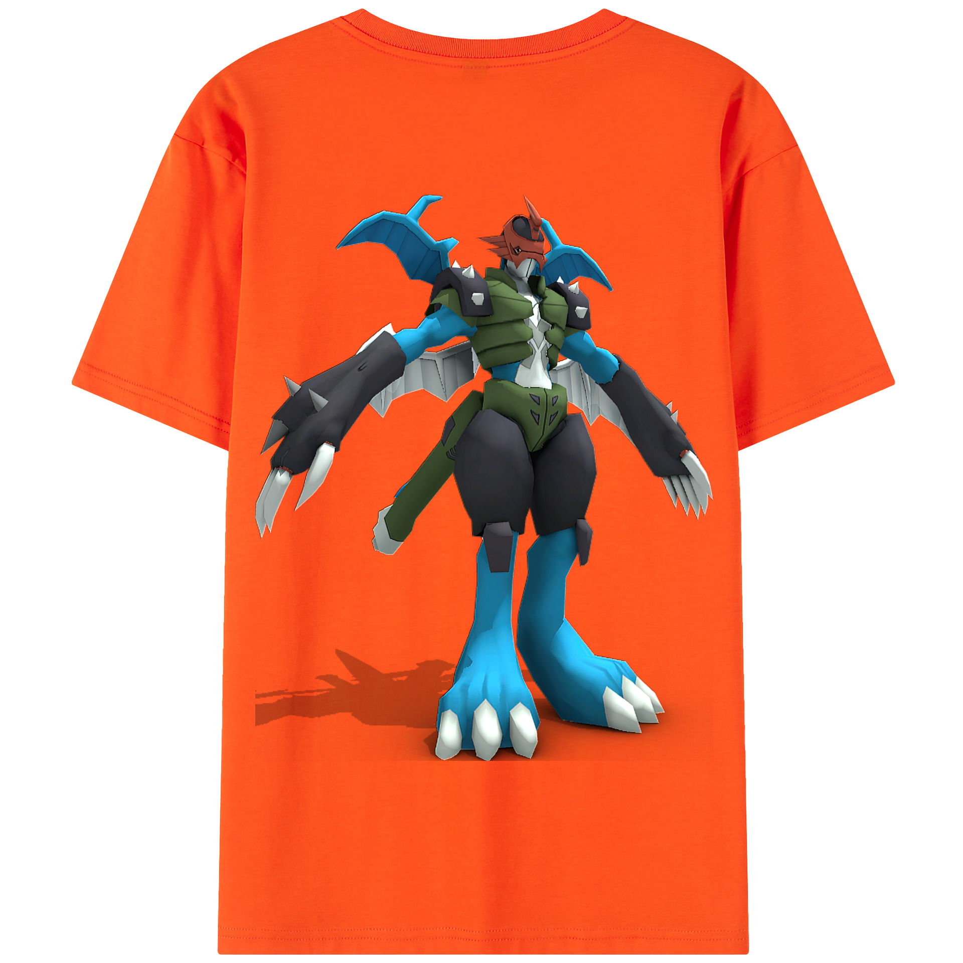 （画像用） Digimon デジタルモンスター/デジモン 綿100％半袖Tシャツ（背面プリント）