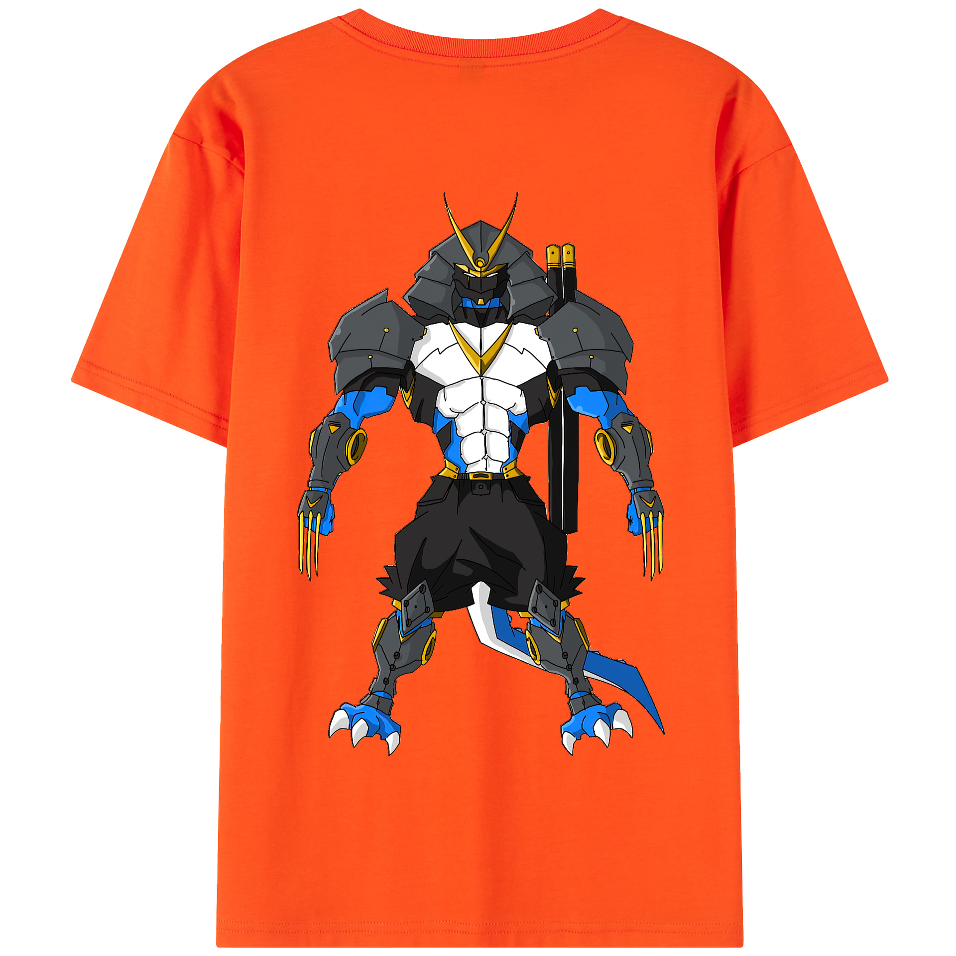（画像用） Digimon デジタルモンスター/デジモン 綿100％半袖Tシャツ（背面プリント）