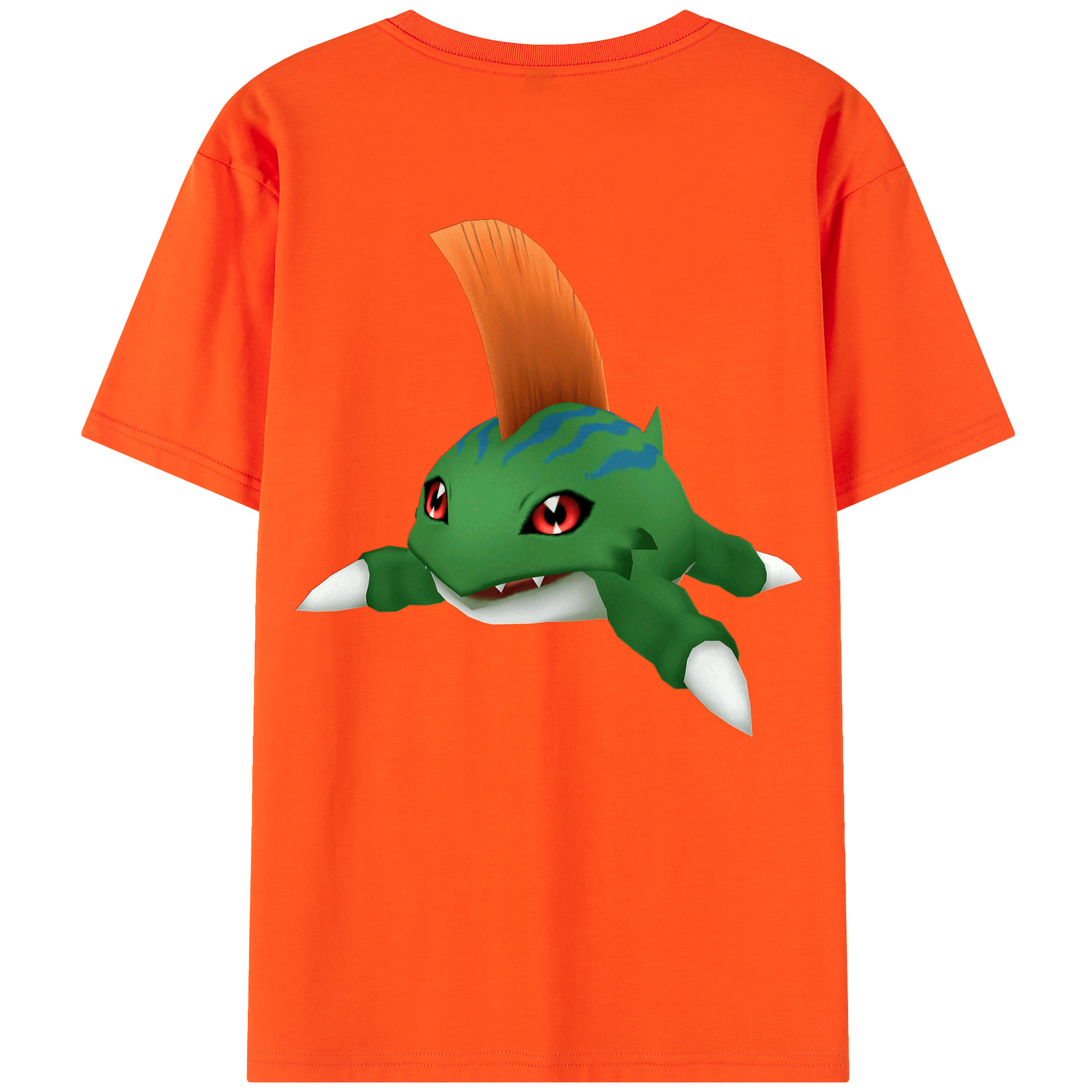 （画像用） Digimon デジタルモンスター/デジモン 綿100％半袖Tシャツ（背面プリント）