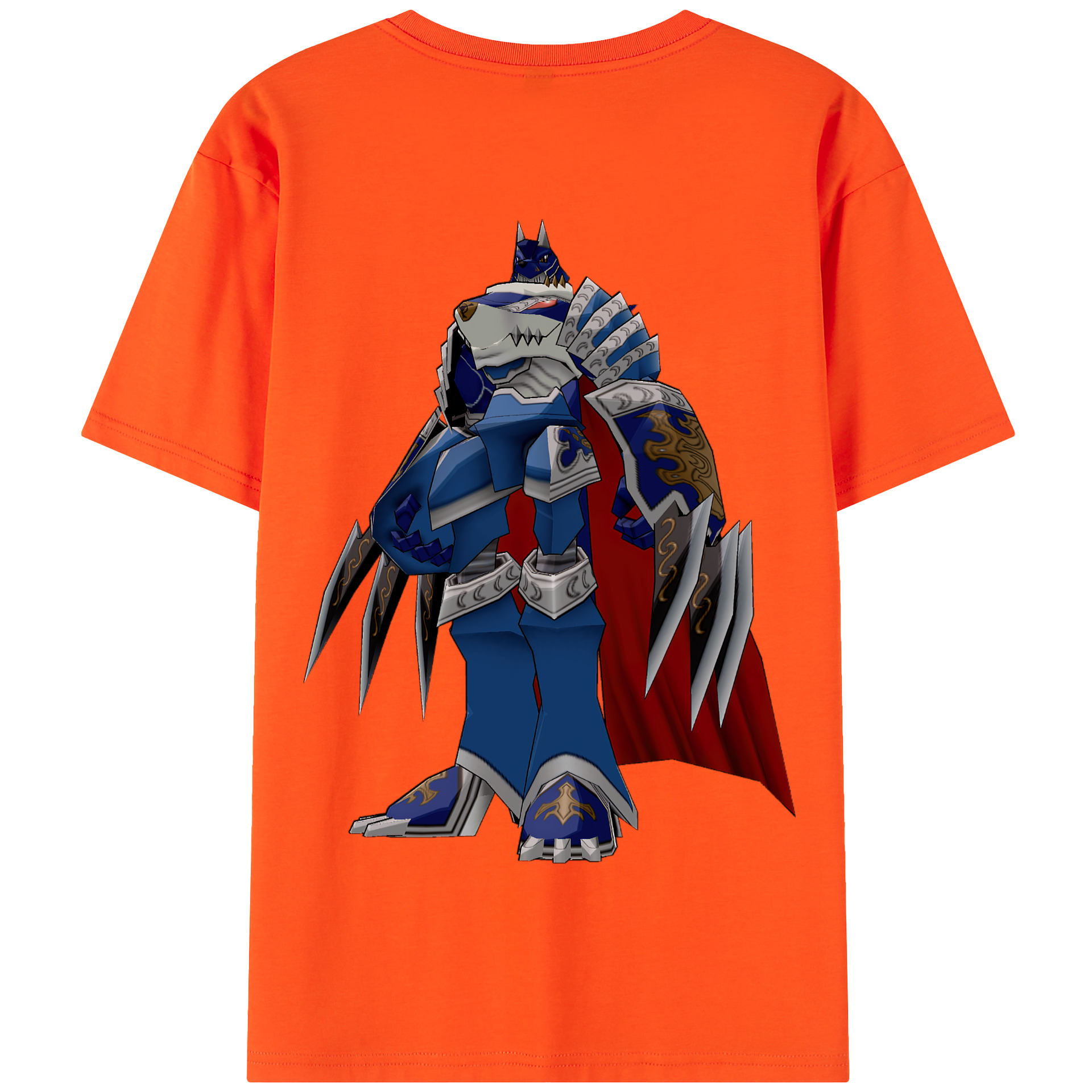 （画像用） Digimon デジタルモンスター/デジモン 綿100％半袖Tシャツ（背面プリント）
