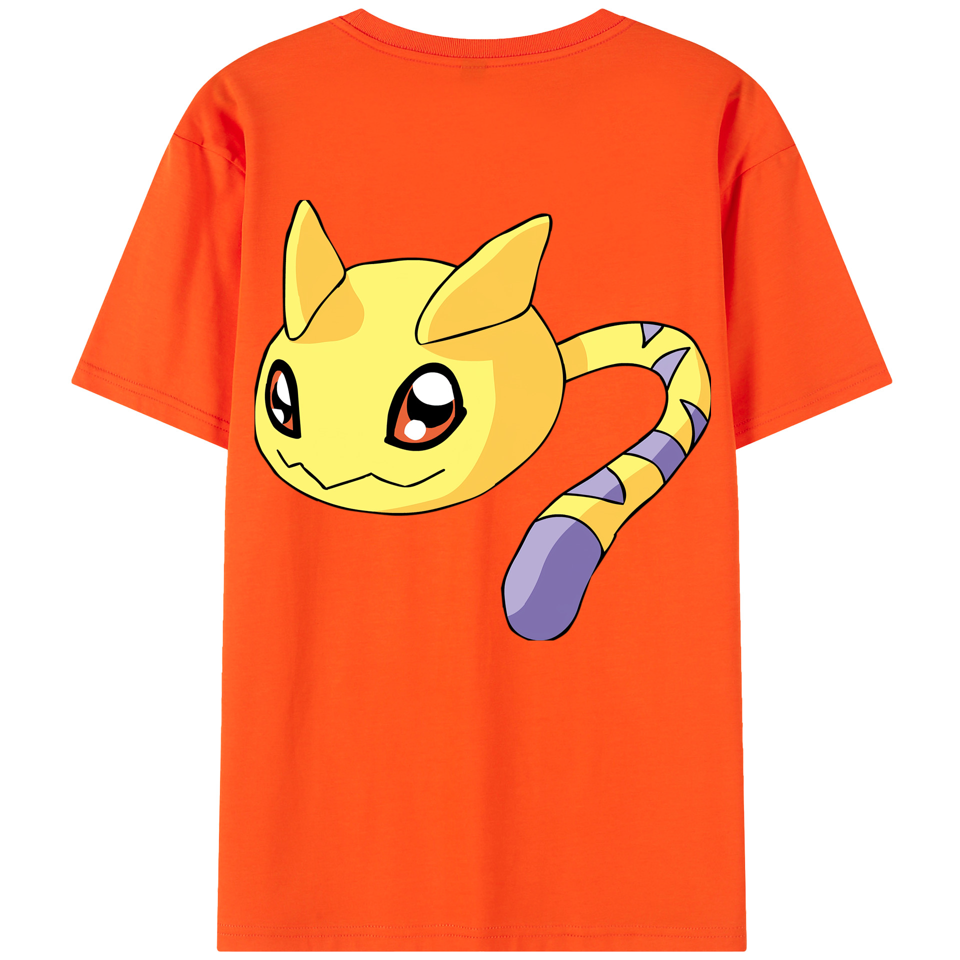 （画像用） Digimon デジタルモンスター/デジモン 綿100％半袖Tシャツ（背面プリント）