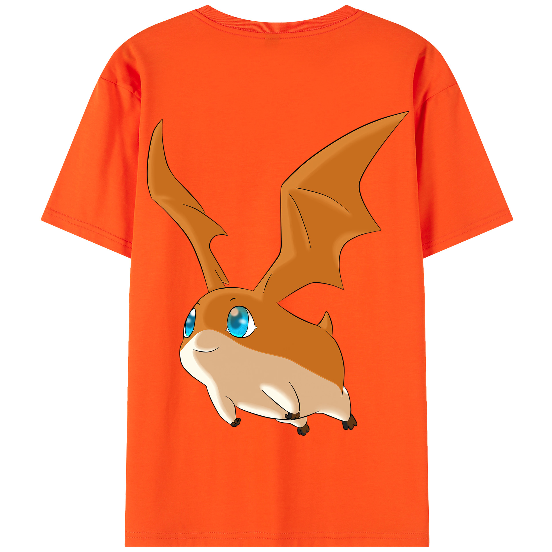 （画像用） Digimon デジタルモンスター/デジモン 綿100％半袖Tシャツ（背面プリント）