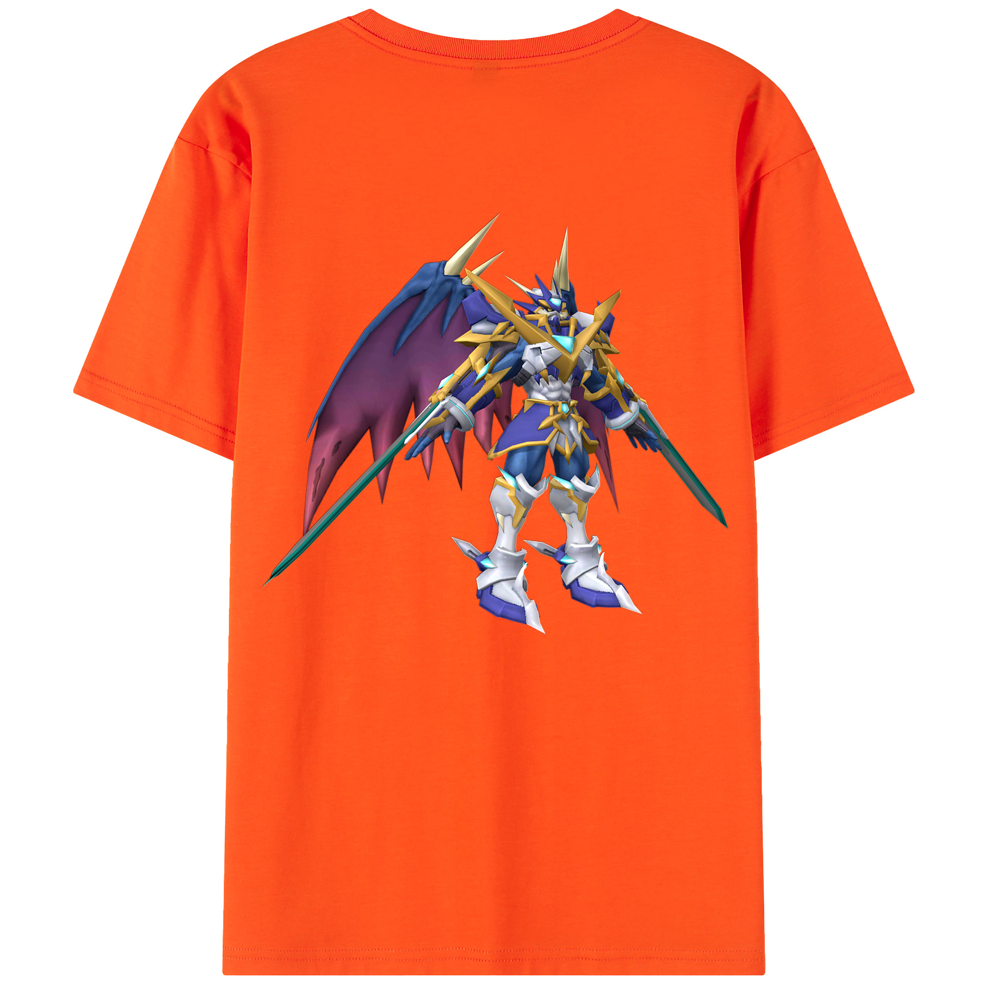 （画像用） Digimon デジタルモンスター/デジモン 綿100％半袖Tシャツ（背面プリント）