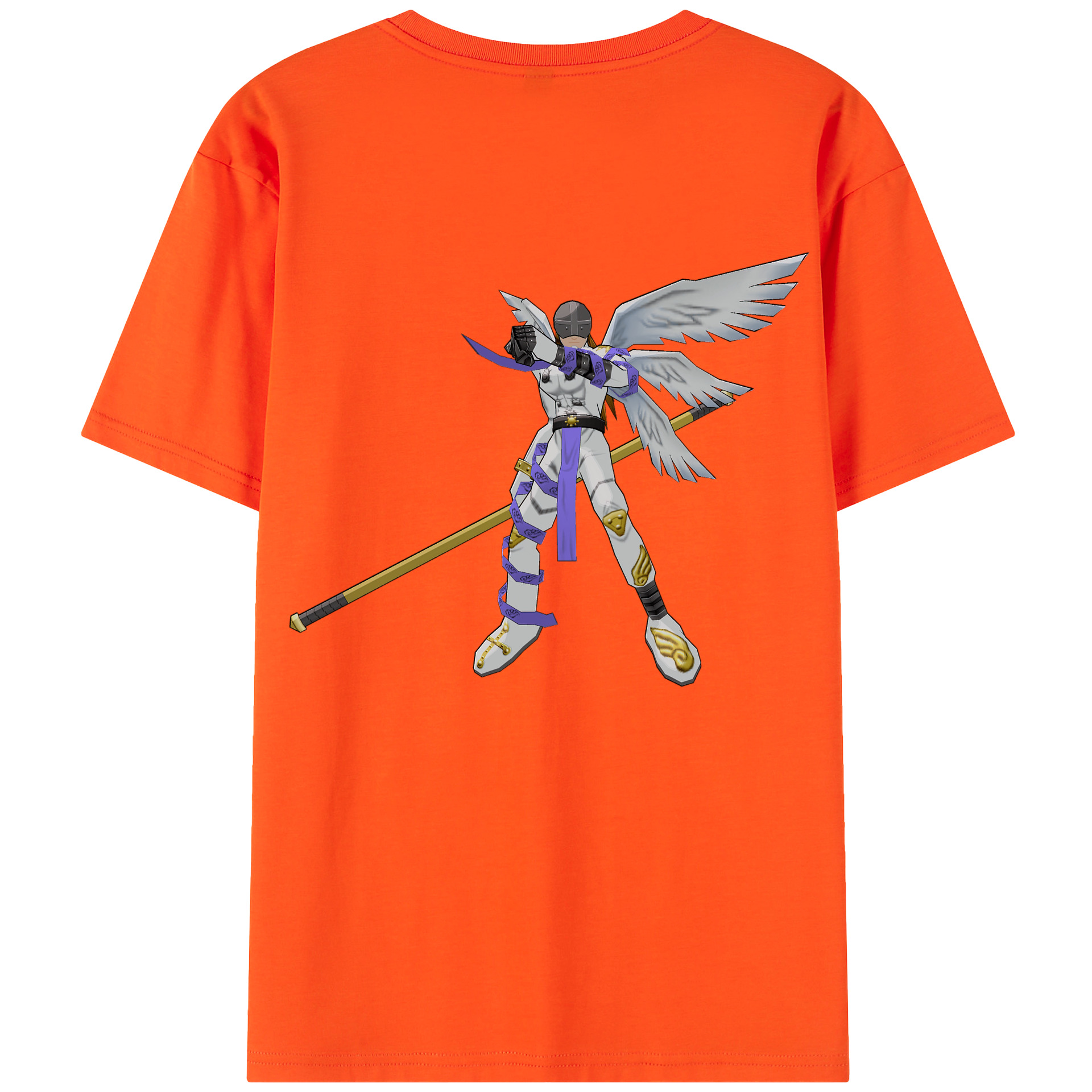 （画像用） Digimon デジタルモンスター/デジモン 綿100％半袖Tシャツ（背面プリント）
