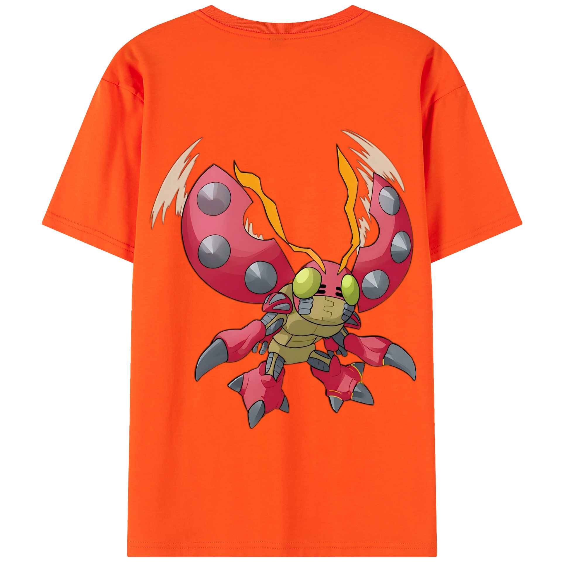 （画像用） Digimon デジタルモンスター/デジモン 綿100％半袖Tシャツ（背面プリント）