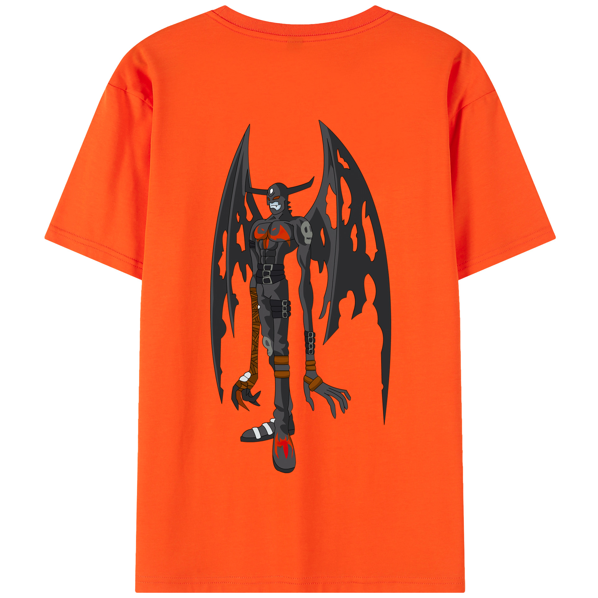 （画像用） Digimon デジタルモンスター/デジモン 綿100％半袖Tシャツ（背面プリント）