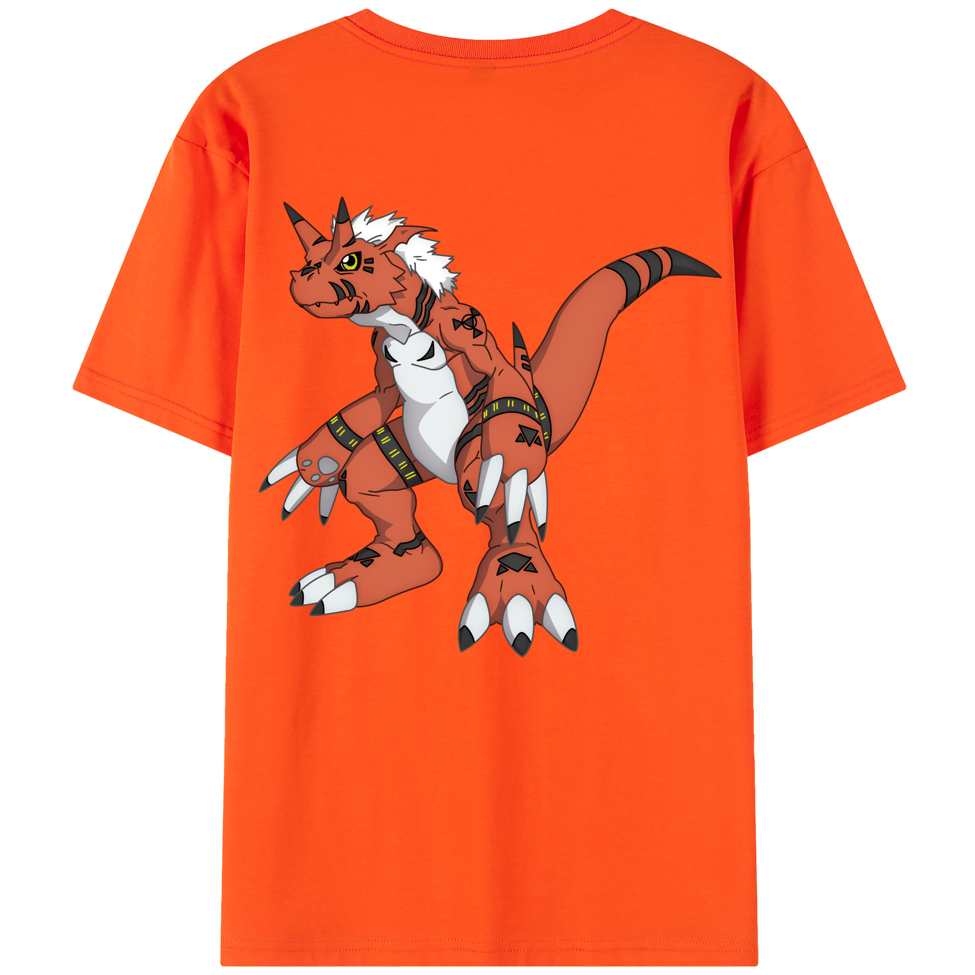 （画像用） Digimon デジタルモンスター/デジモン 綿100％半袖Tシャツ（背面プリント）