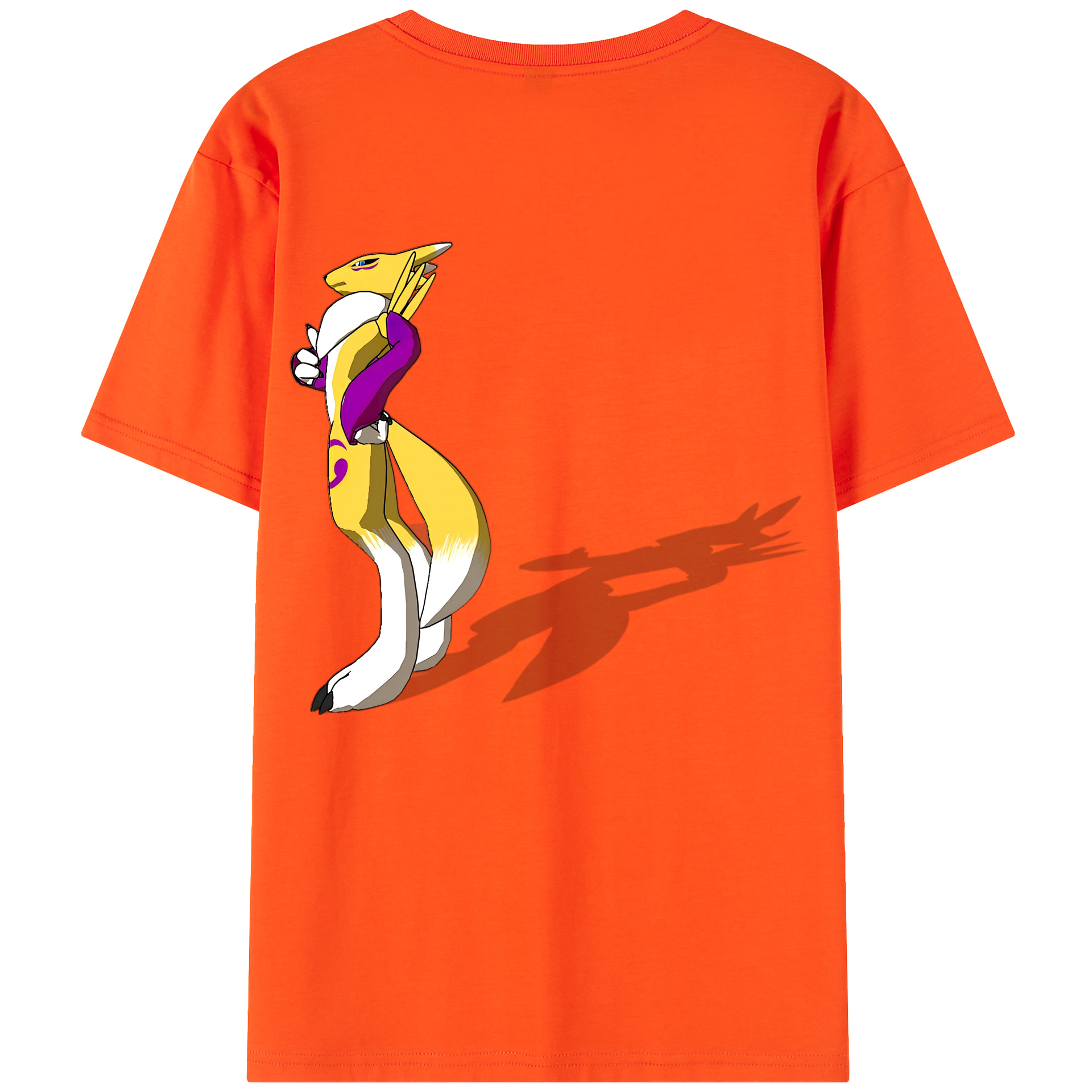 （画像用） Digimon デジタルモンスター/デジモン 綿100％半袖Tシャツ（背面プリント）