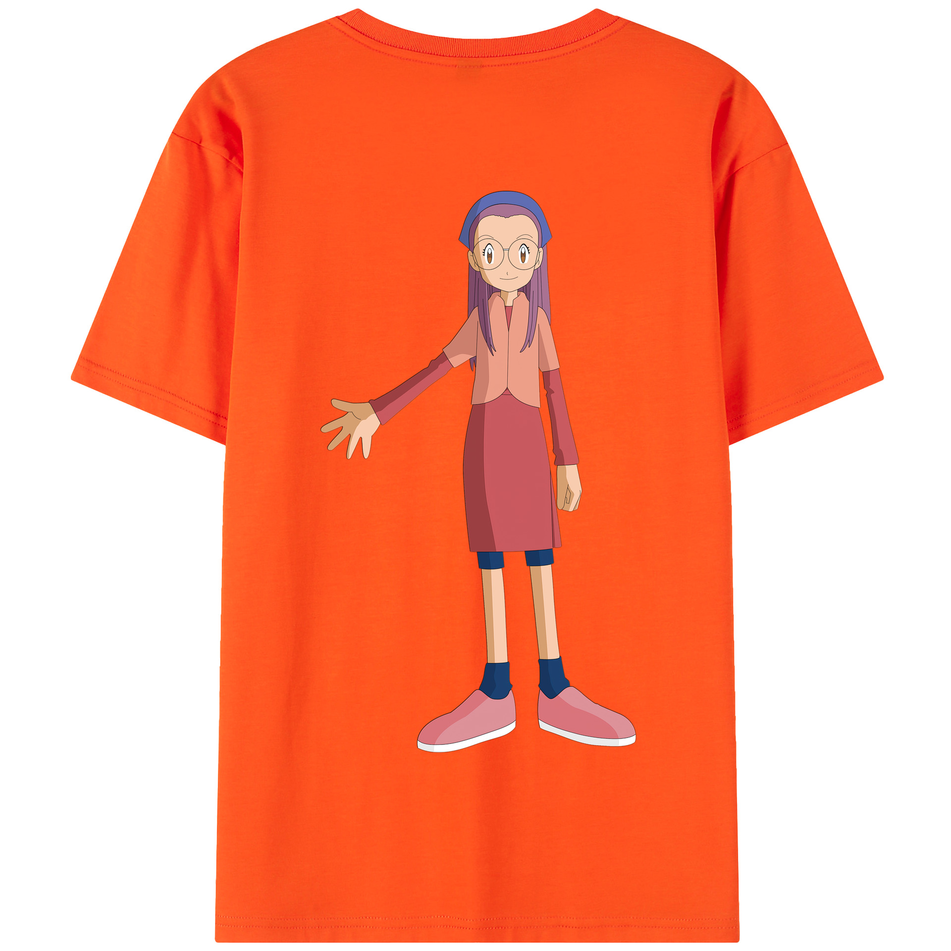 （画像用） Digimon デジタルモンスター/デジモン 綿100％半袖Tシャツ（背面プリント）