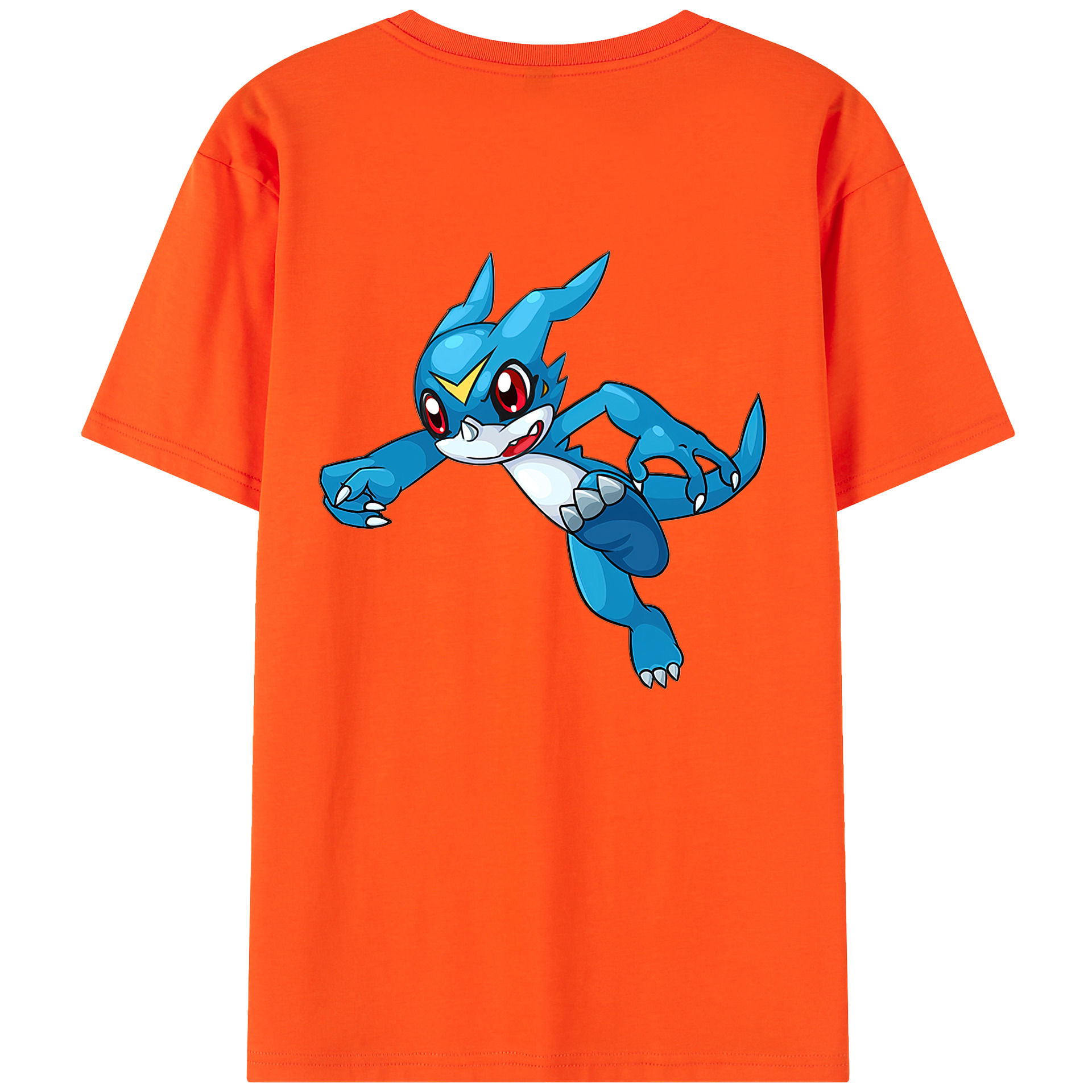 （画像用） Digimon デジタルモンスター/デジモン 綿100％半袖Tシャツ（背面プリント）