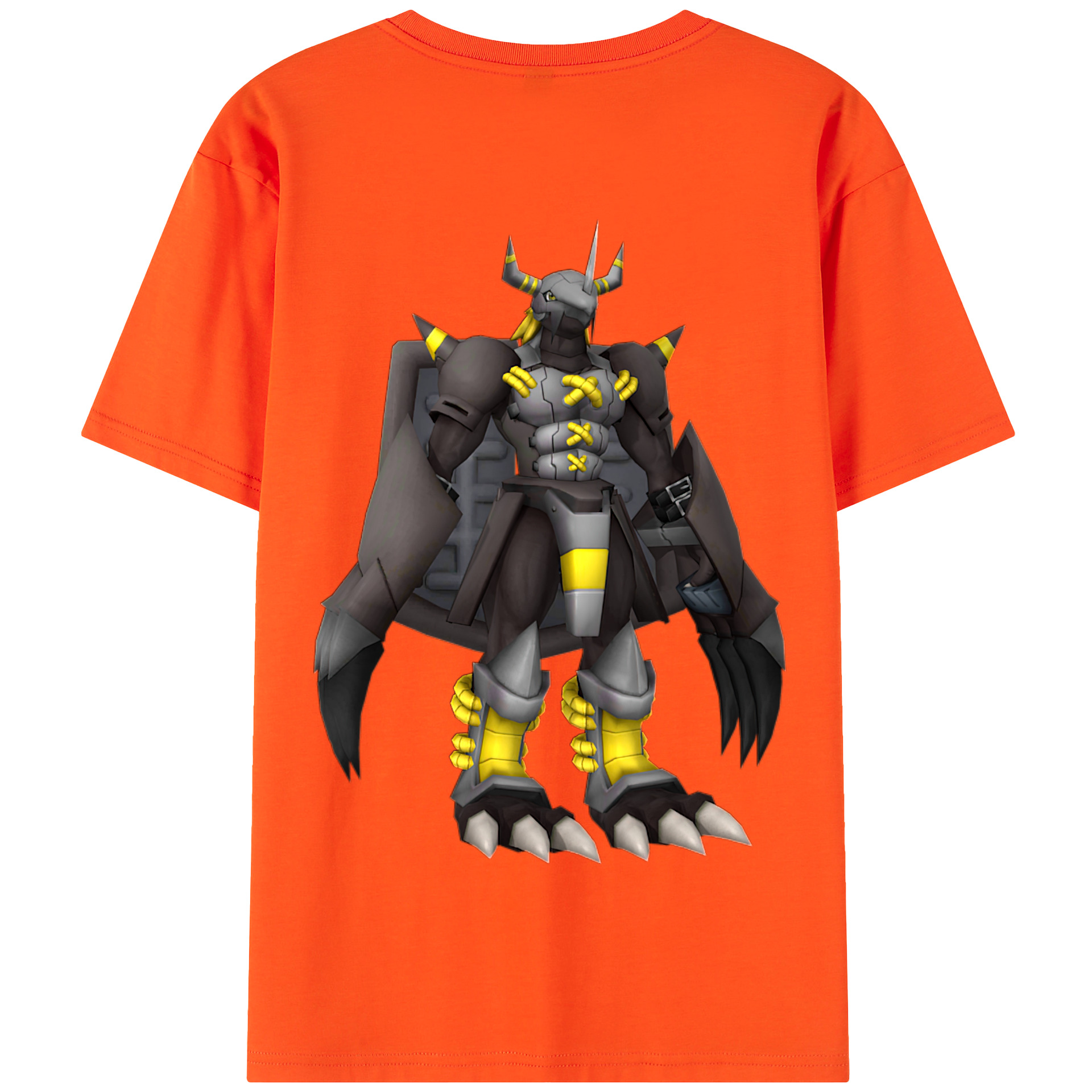 （画像用） Digimon デジタルモンスター/デジモン 綿100％半袖Tシャツ（背面プリント）