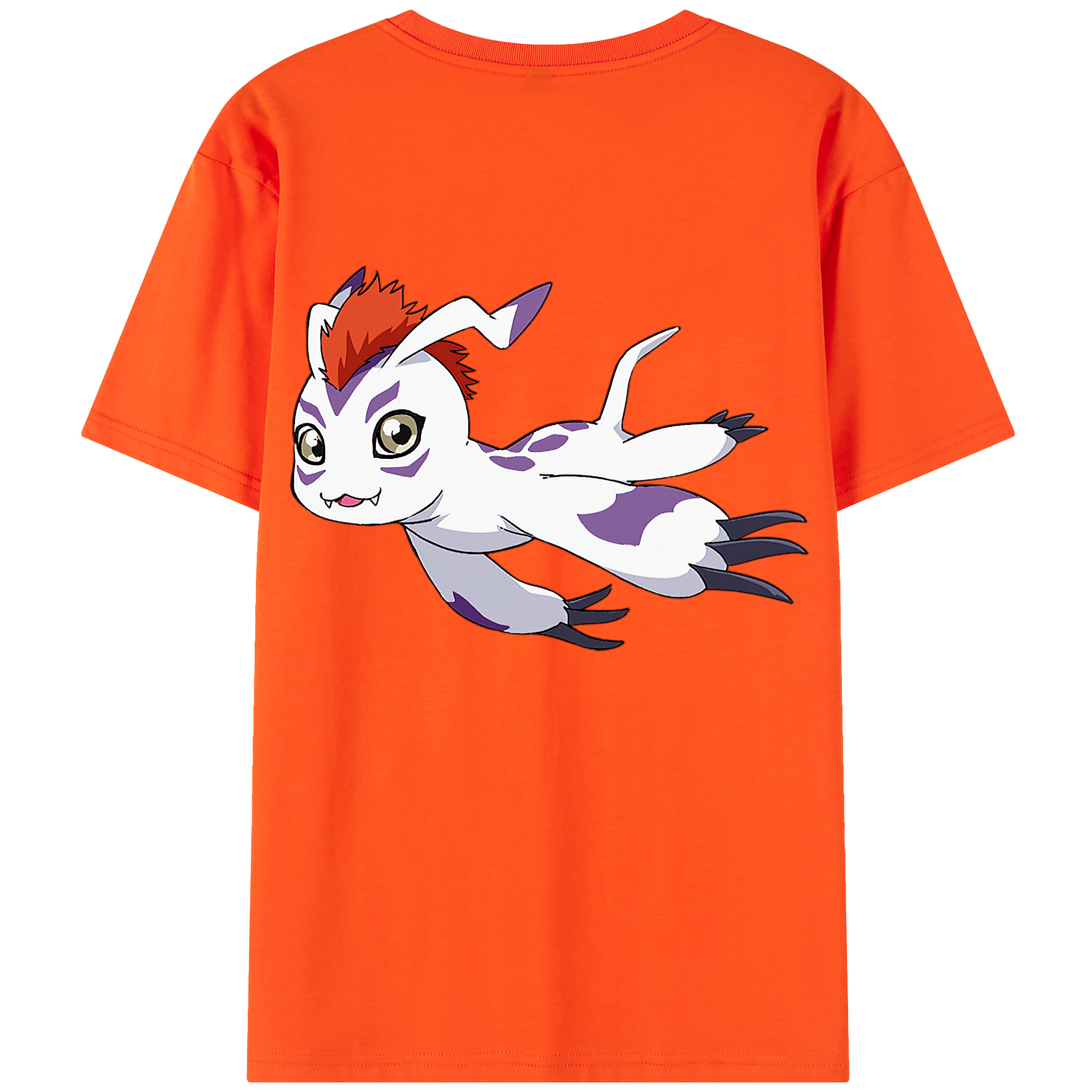 （画像用） Digimon デジタルモンスター/デジモン 綿100％半袖Tシャツ（背面プリント）
