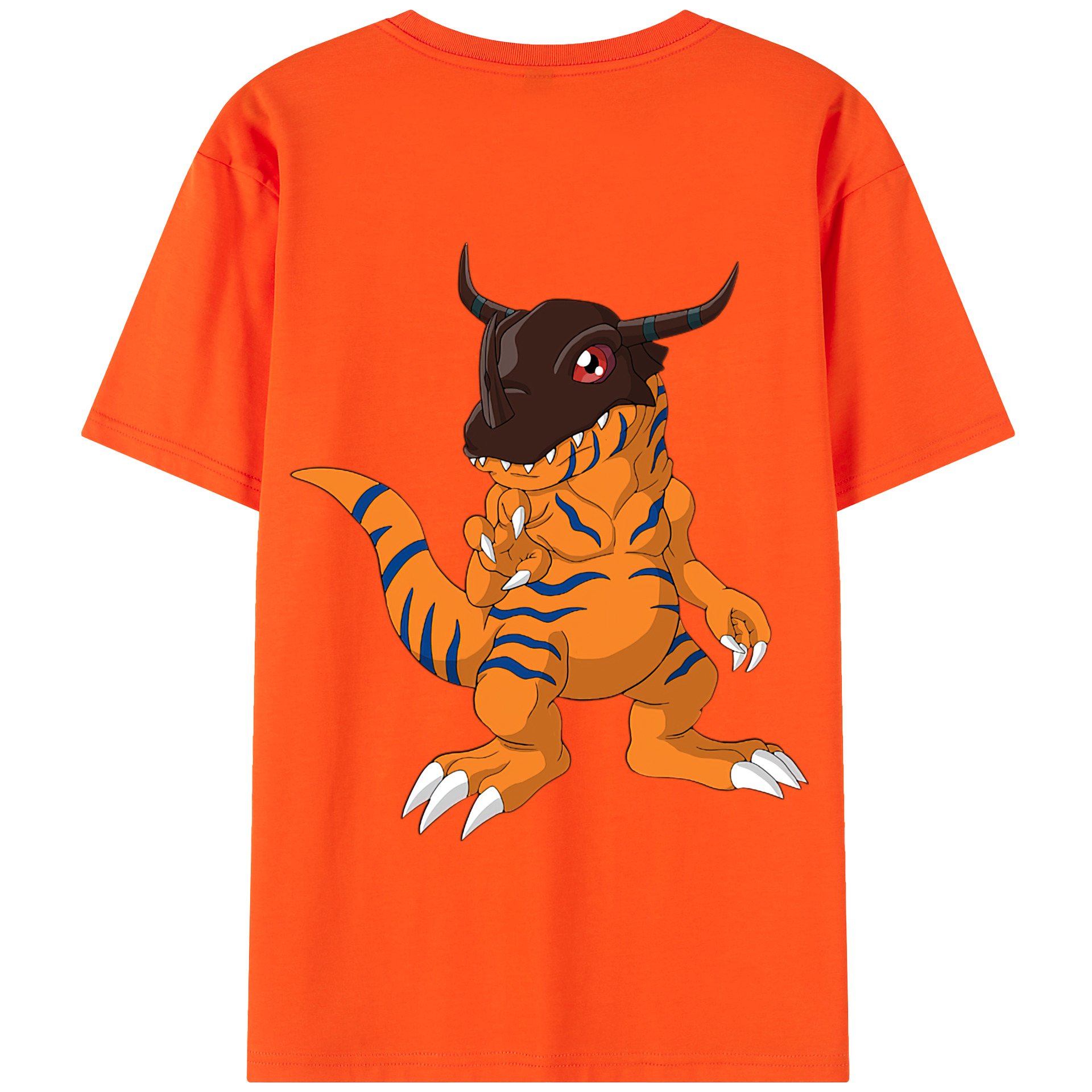 （画像用） Digimon デジタルモンスター/デジモン 綿100％半袖Tシャツ（背面プリント）