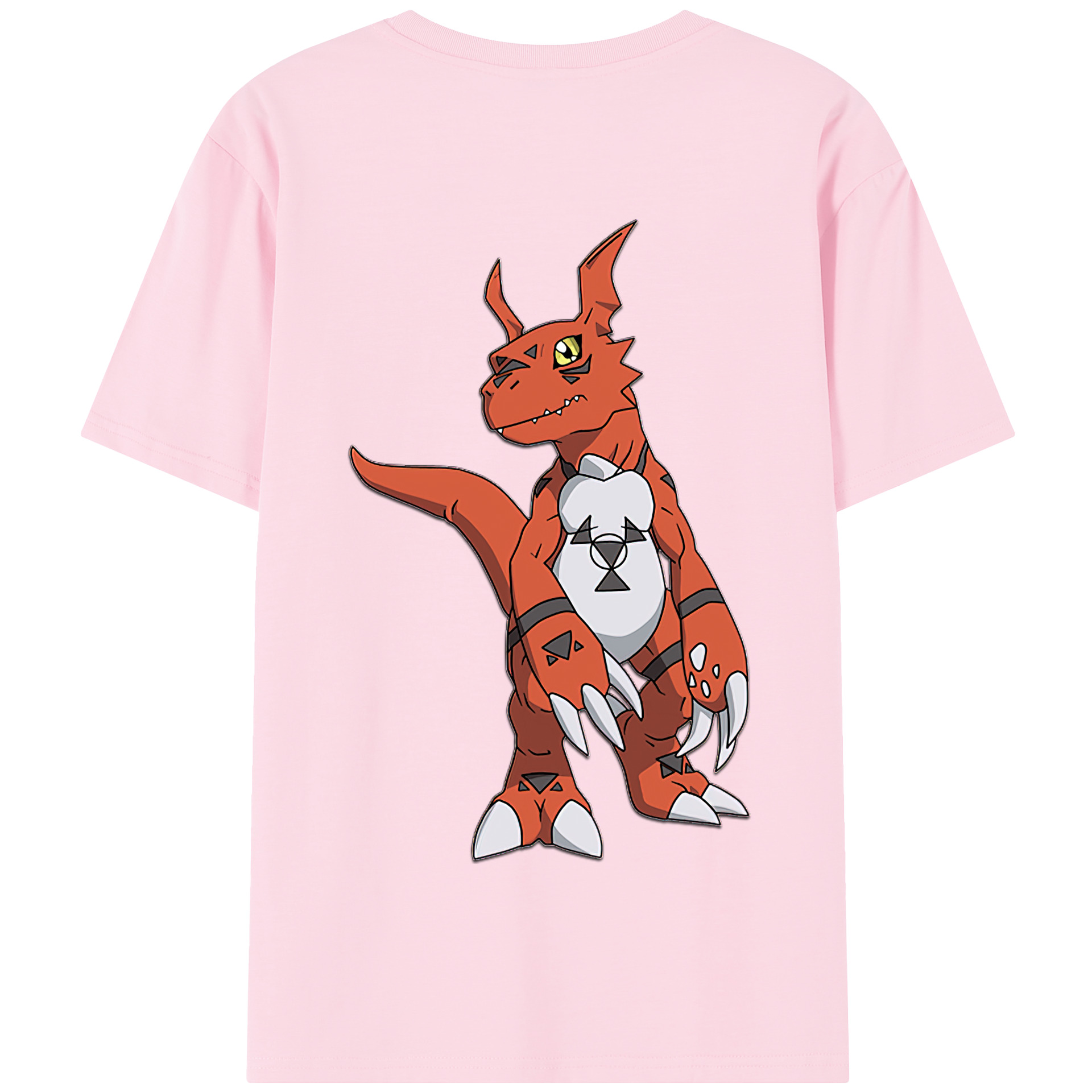 （画像用） Digimon デジタルモンスター/デジモン 綿100％半袖Tシャツ（背面プリント）