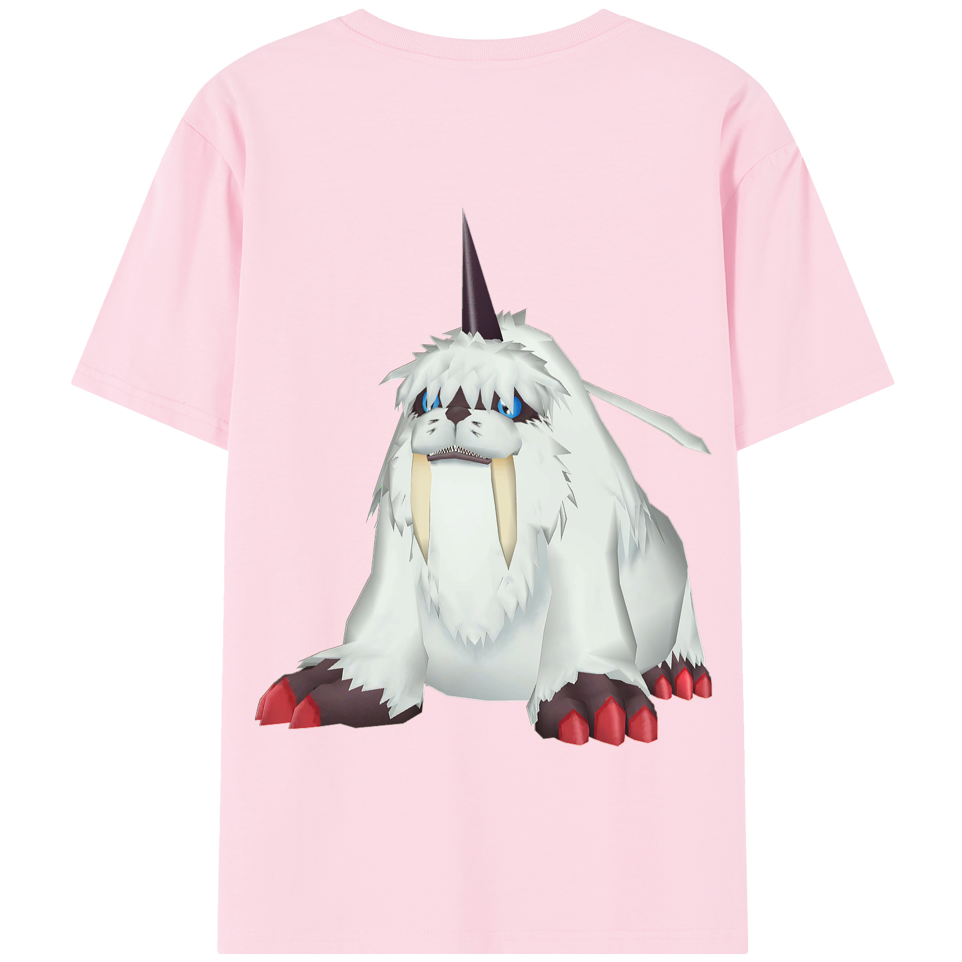 （画像用） Digimon デジタルモンスター/デジモン 綿100％半袖Tシャツ（背面プリント）