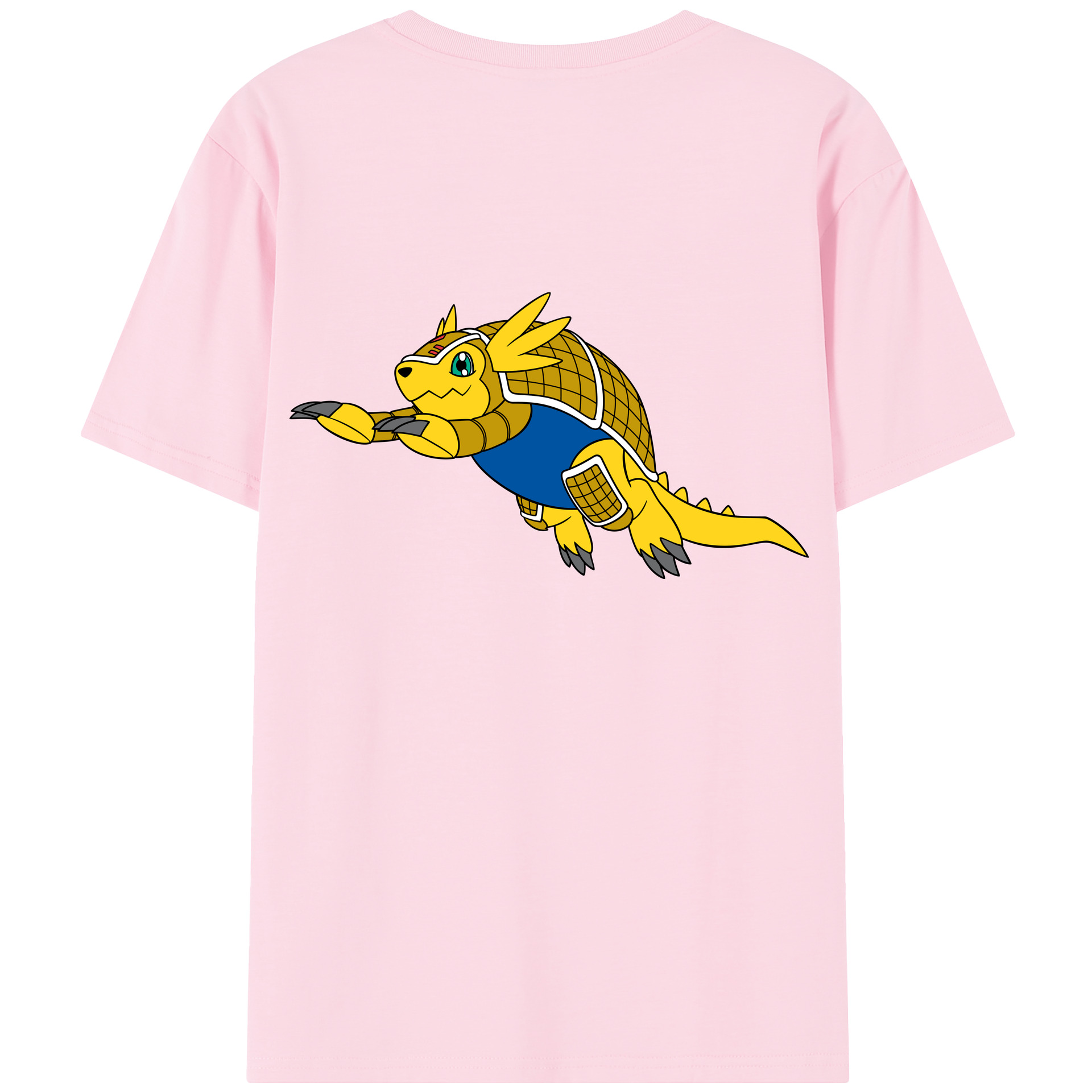 （画像用） Digimon デジタルモンスター/デジモン 綿100％半袖Tシャツ（背面プリント）