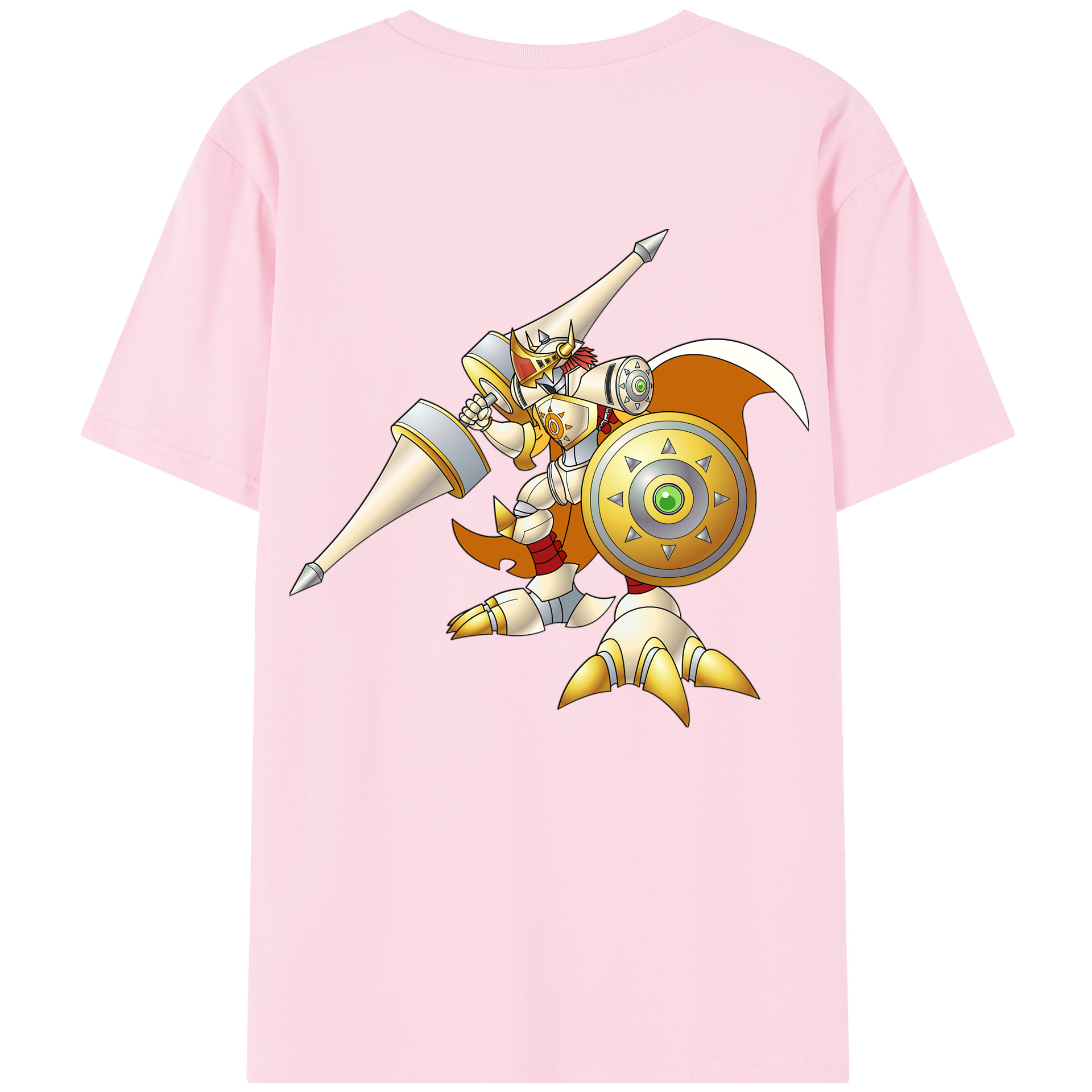 （画像用） Digimon デジタルモンスター/デジモン 綿100％半袖Tシャツ（背面プリント）