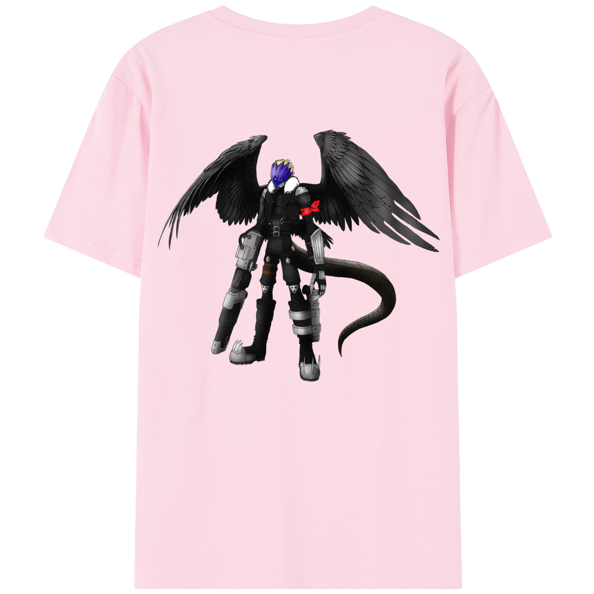 （画像用） Digimon デジタルモンスター/デジモン 綿100％半袖Tシャツ（背面プリント）