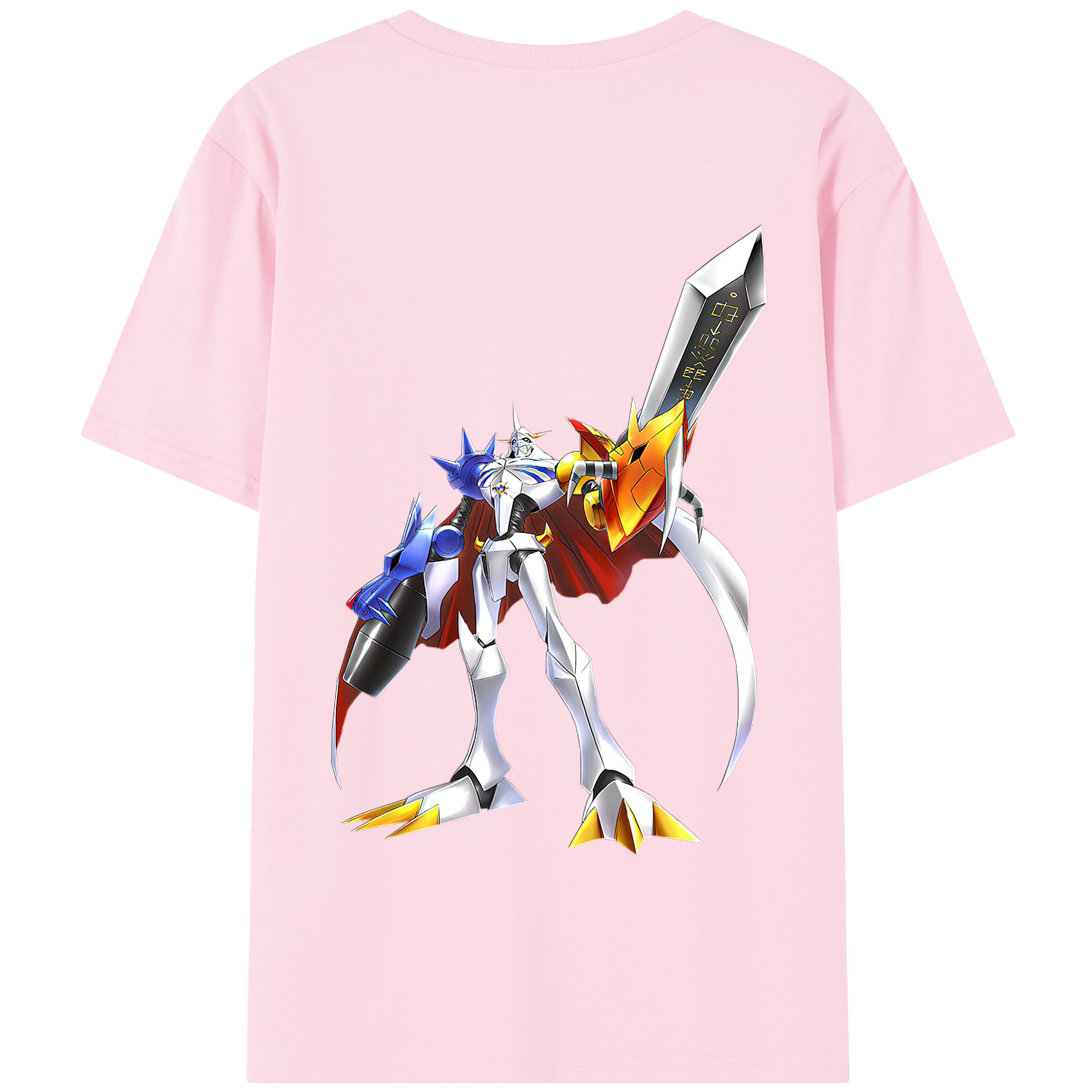 （画像用） Digimon デジタルモンスター/デジモン 綿100％半袖Tシャツ（背面プリント）