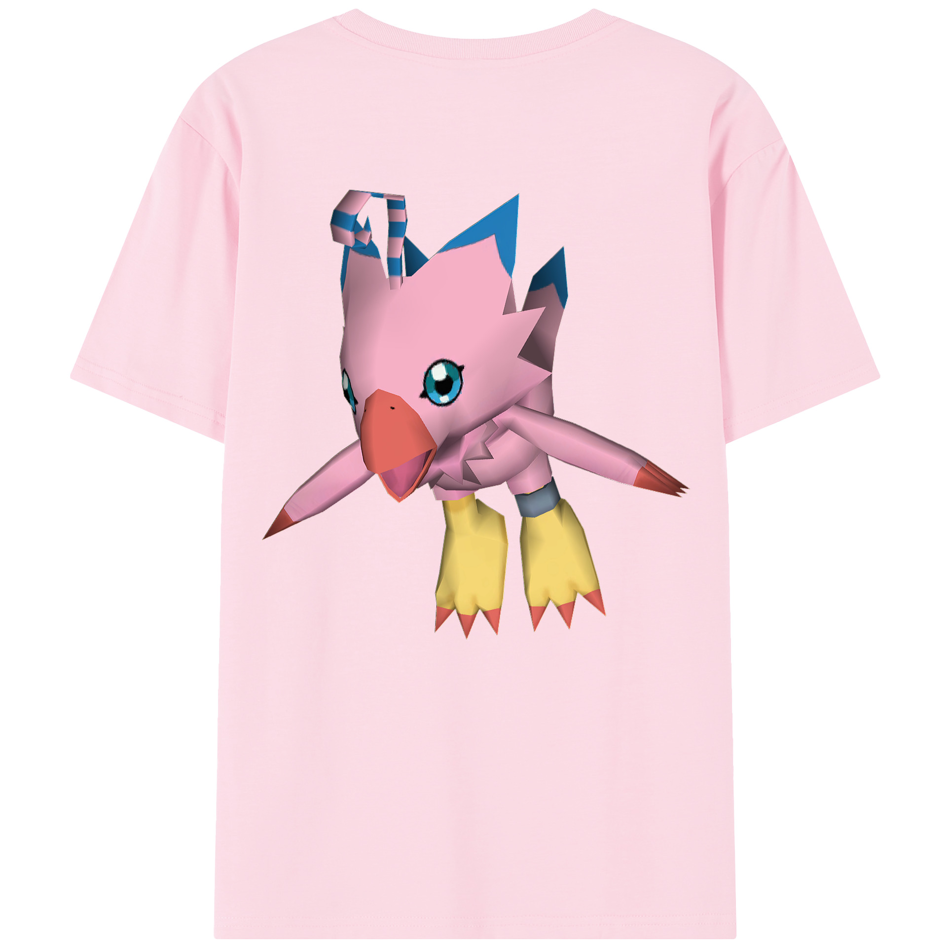 （画像用） Digimon デジタルモンスター/デジモン 綿100％半袖Tシャツ（背面プリント）