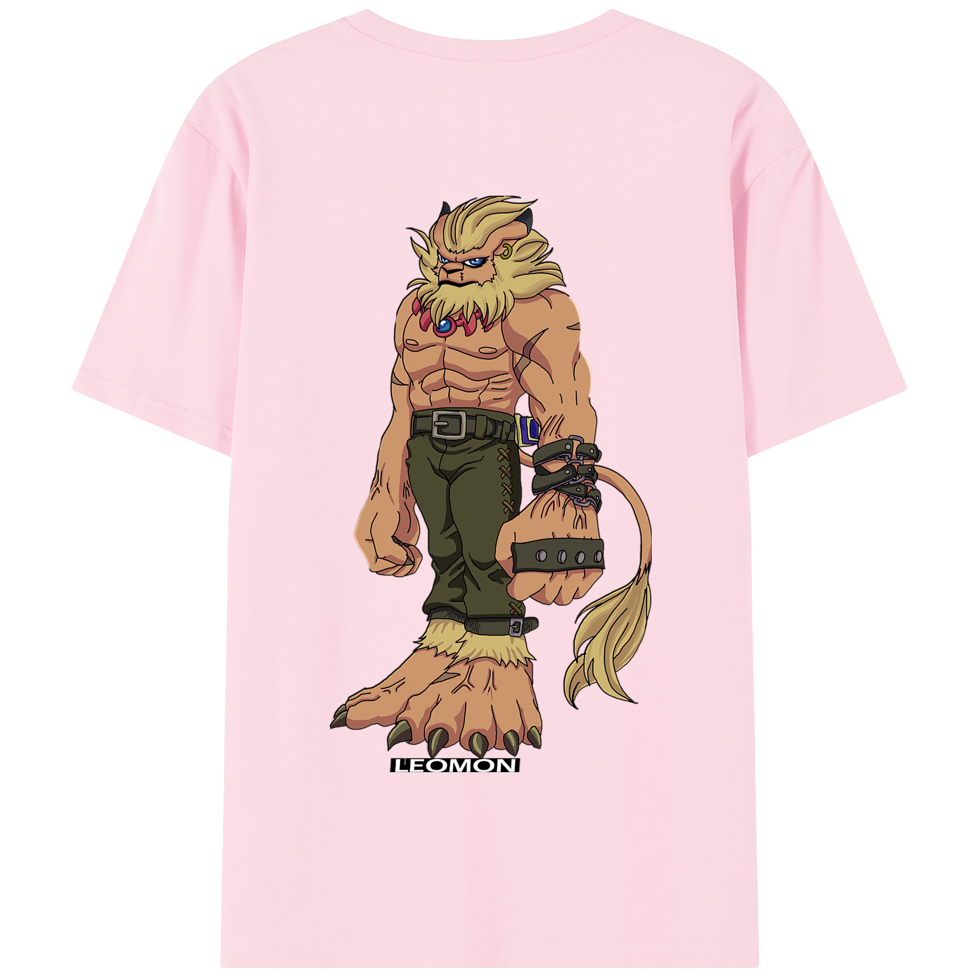（画像用） Digimon デジタルモンスター/デジモン 綿100％半袖Tシャツ（背面プリント）