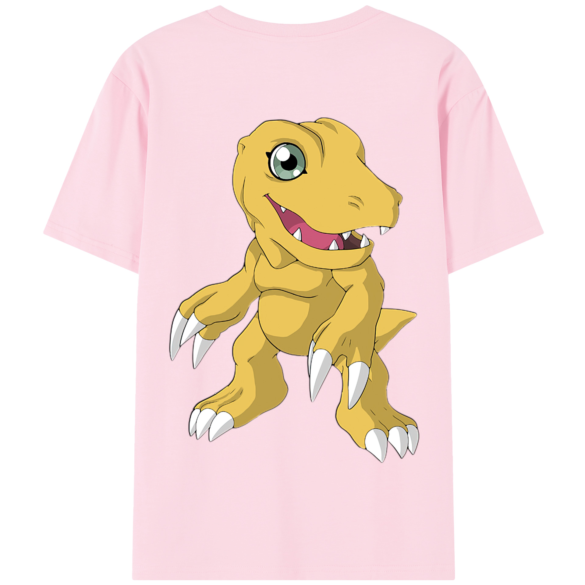 （画像用） Digimon デジタルモンスター/デジモン 綿100％半袖Tシャツ（背面プリント）
