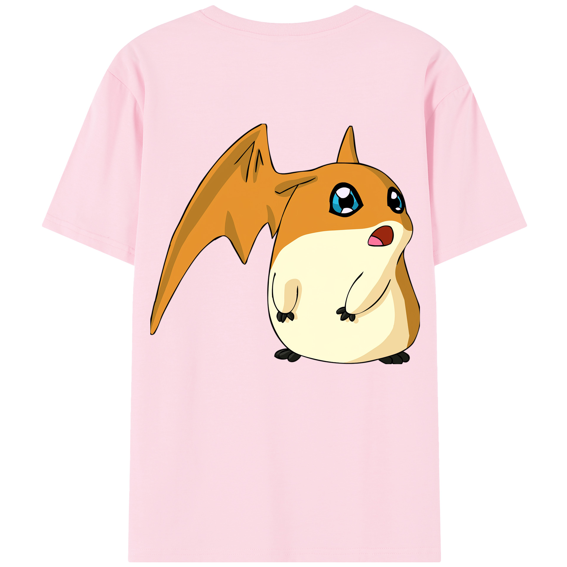 （画像用） Digimon デジタルモンスター/デジモン 綿100％半袖Tシャツ（背面プリント）