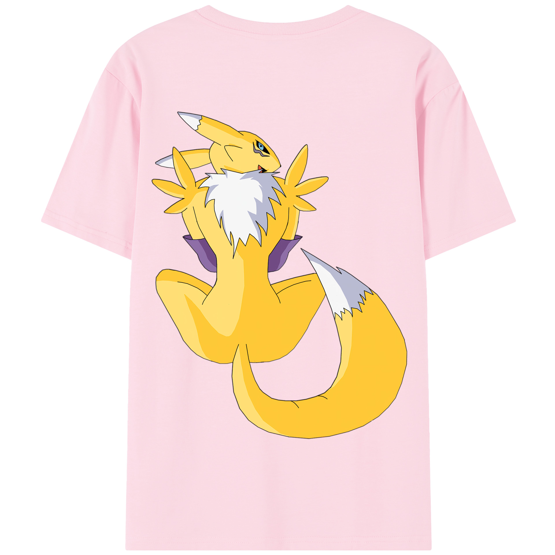 （画像用） Digimon デジタルモンスター/デジモン 綿100％半袖Tシャツ（背面プリント）