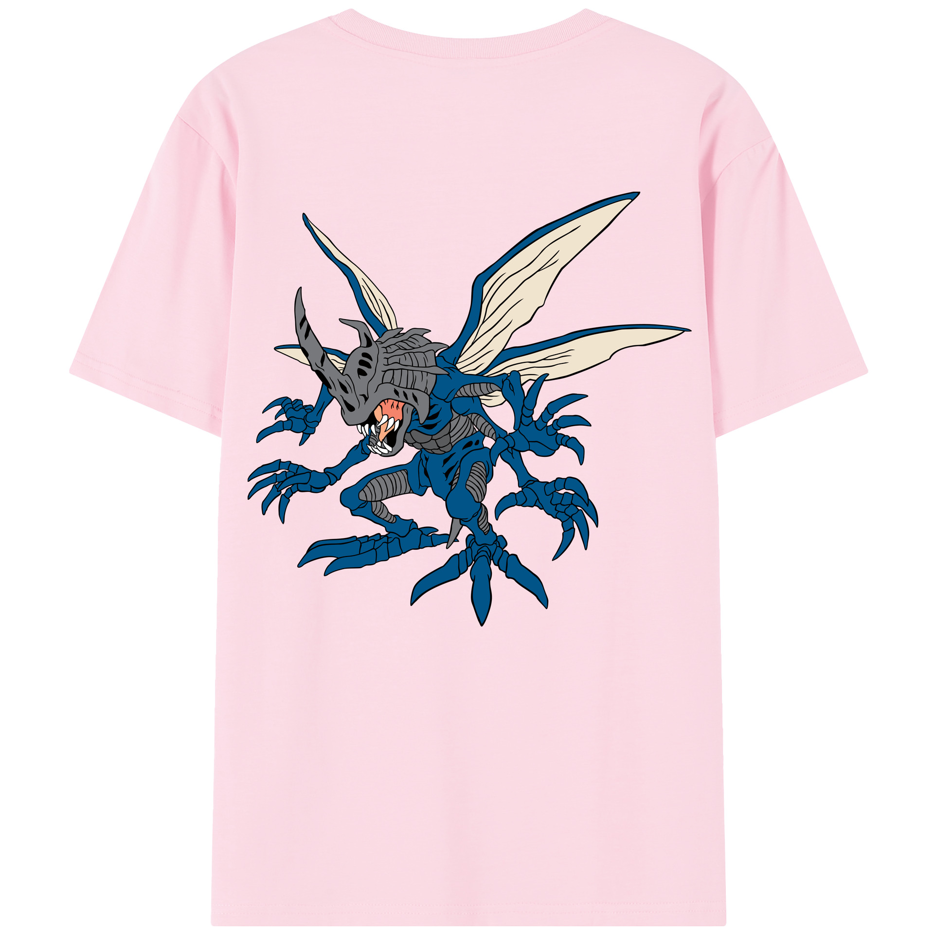 （画像用） Digimon デジタルモンスター/デジモン 綿100％半袖Tシャツ（背面プリント）
