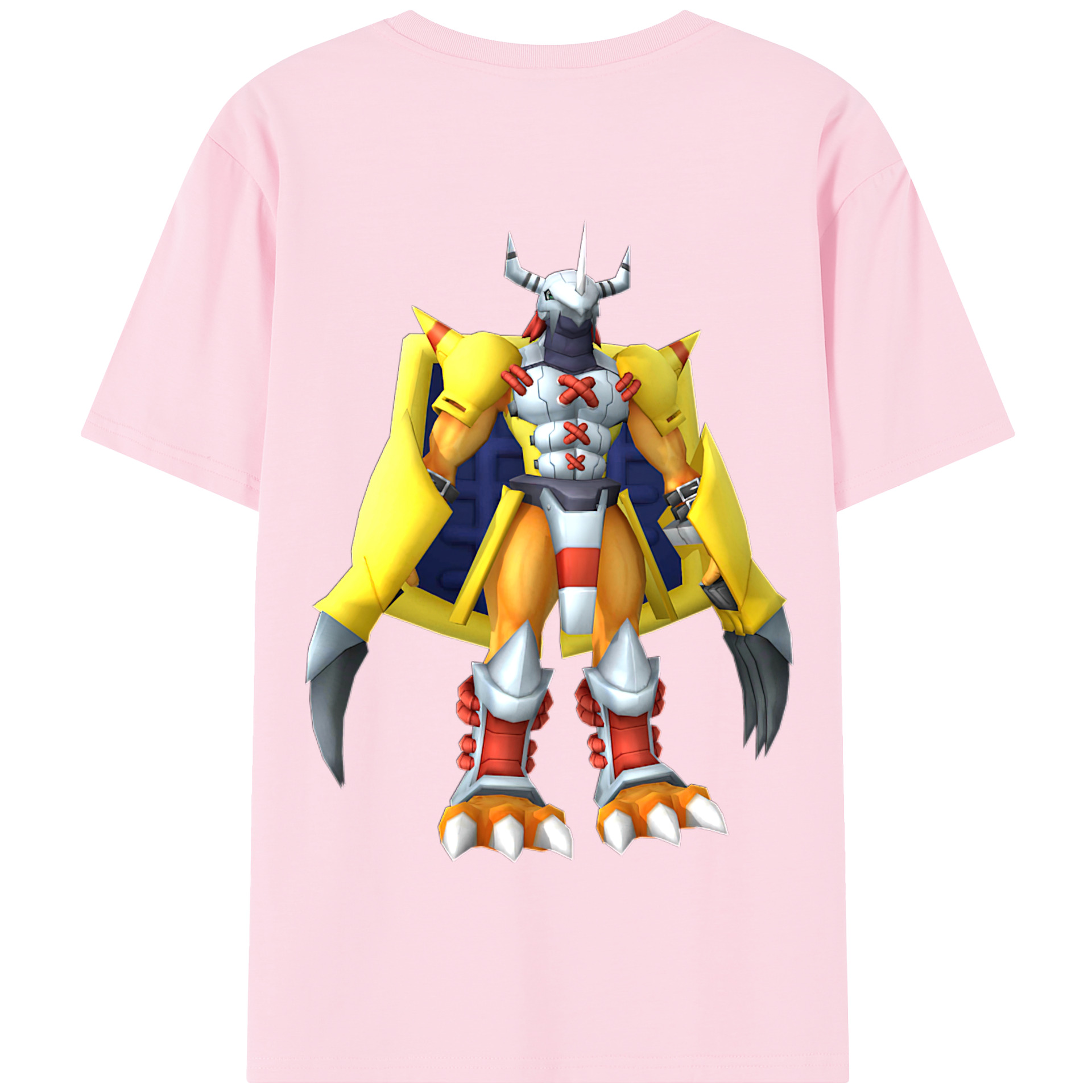 （画像用） Digimon デジタルモンスター/デジモン 綿100％半袖Tシャツ（背面プリント）