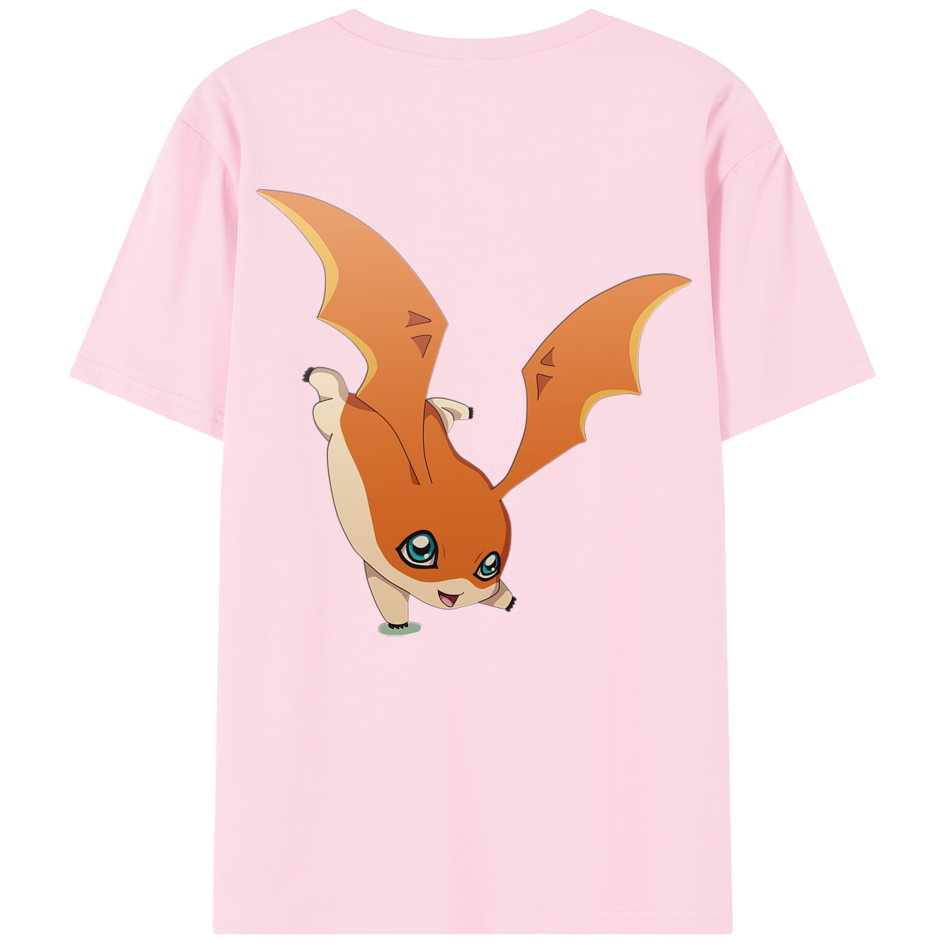 （画像用） Digimon デジタルモンスター/デジモン 綿100％半袖Tシャツ（背面プリント）